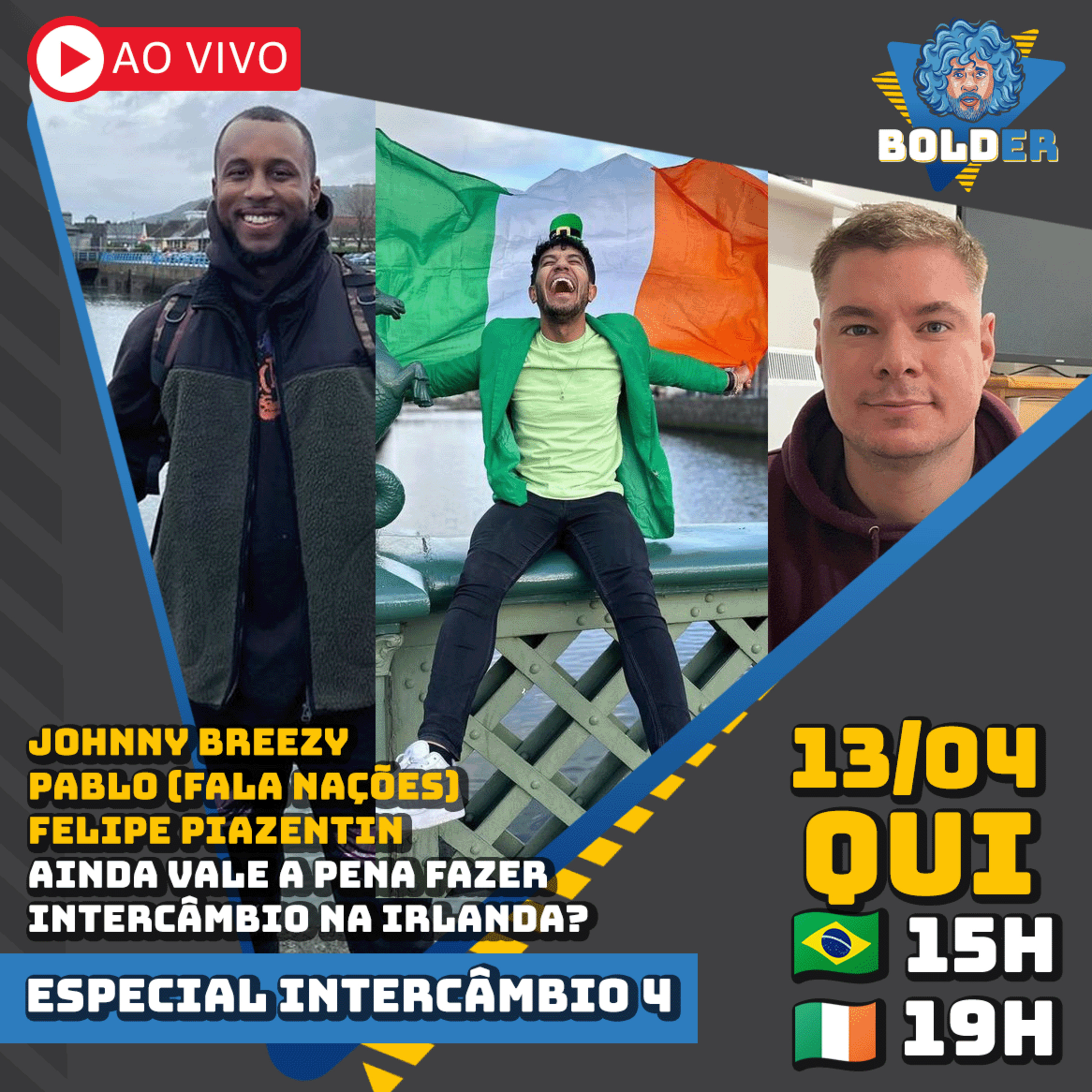 SITUAÇÃO ATUAL DO INTERCÂMBIO NA IRLANDA 4 | Bolder Podcast 225 episode artwork