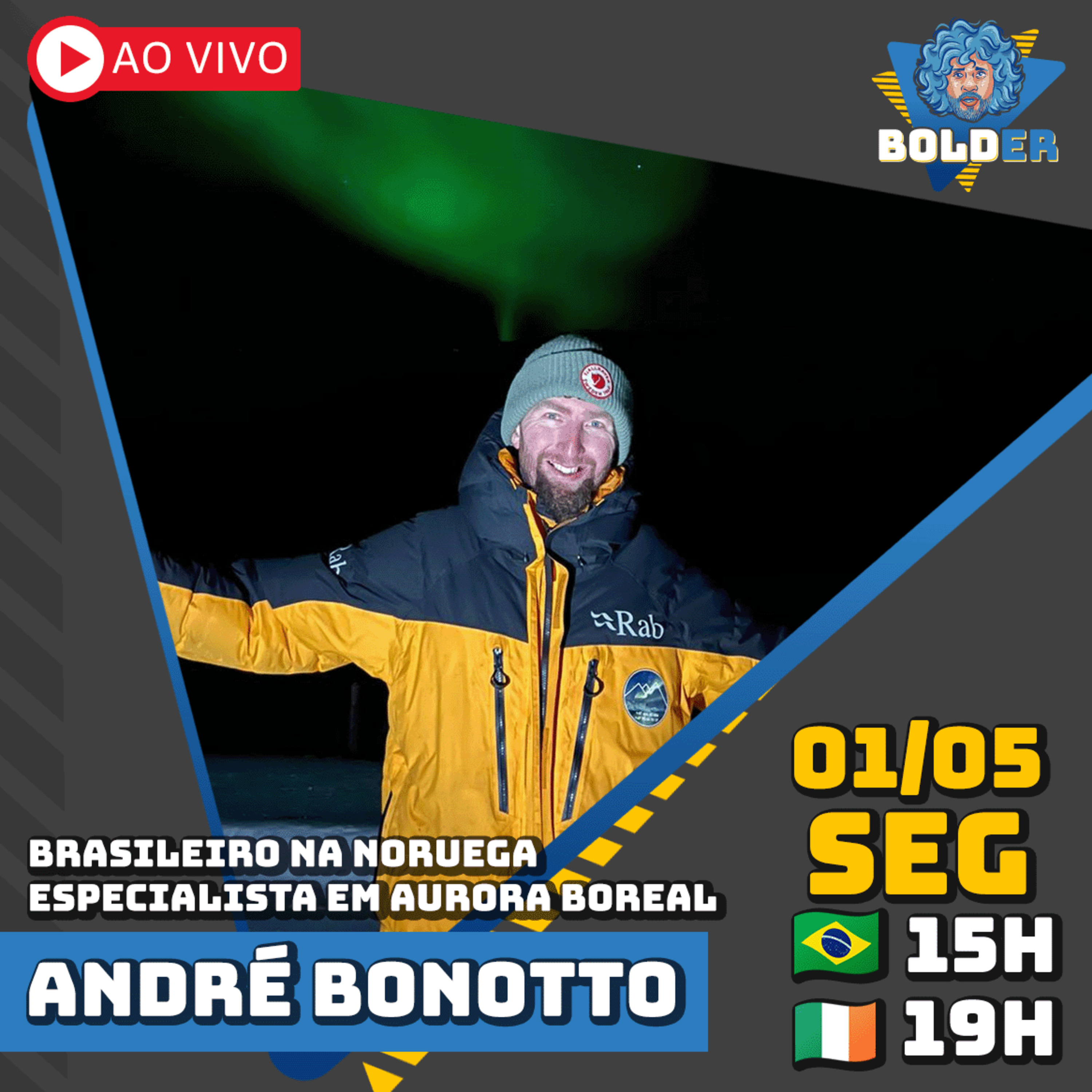 ESPECIALISTA EM AURORA BOREAL (BRASILEIRO NA NORUEGA) - André Bonotto | Bolder Podcast 230 episode artwork
