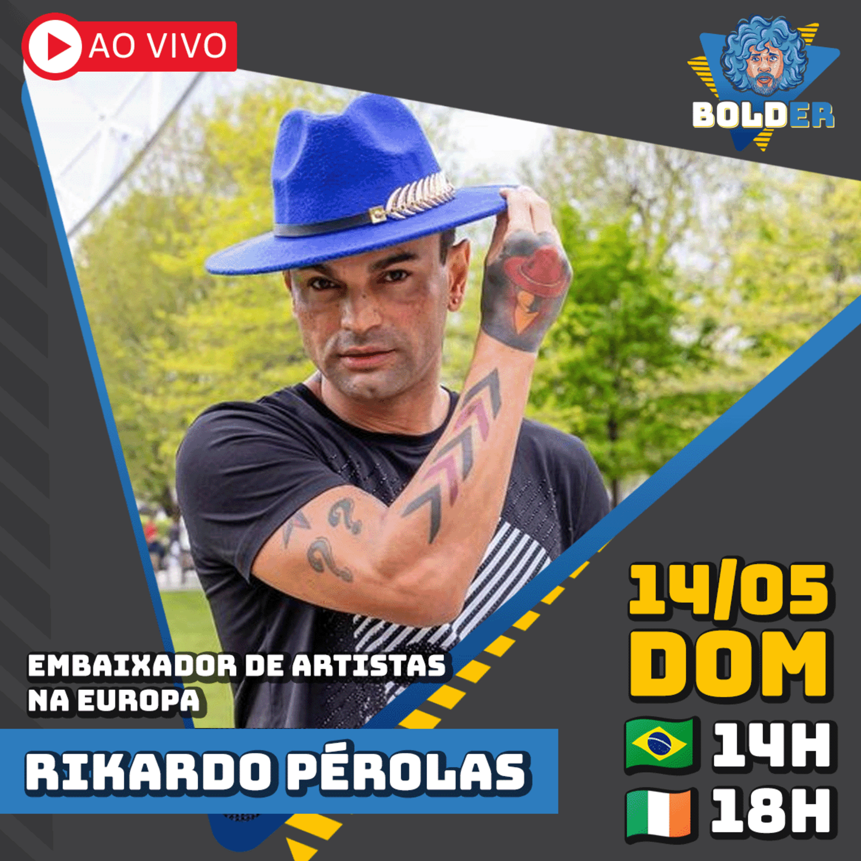 EMBAIXADOR DE CELEBRIDADES NA EUROPA - Rikardo Pérolas | Bolder Podcast 235 episode artwork
