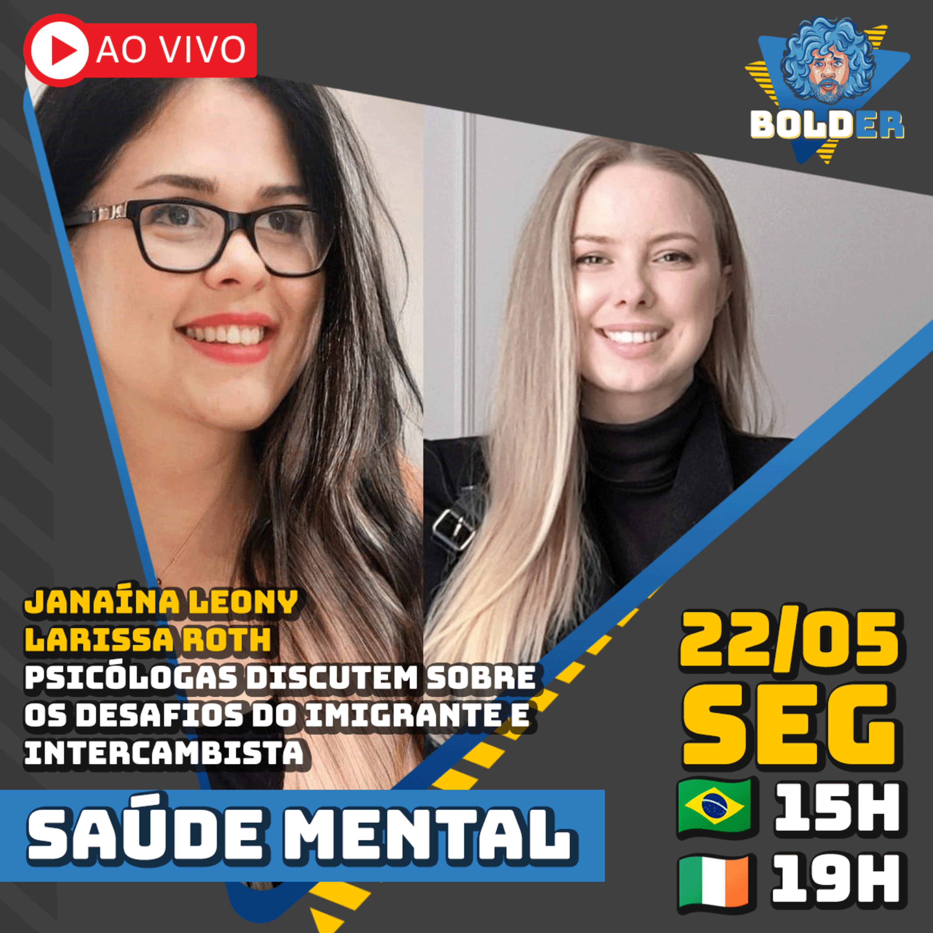 SAÚDE MENTAL DO IMIGRANTE - Psicólogas comentam | Bolder Podcast 239 episode artwork
