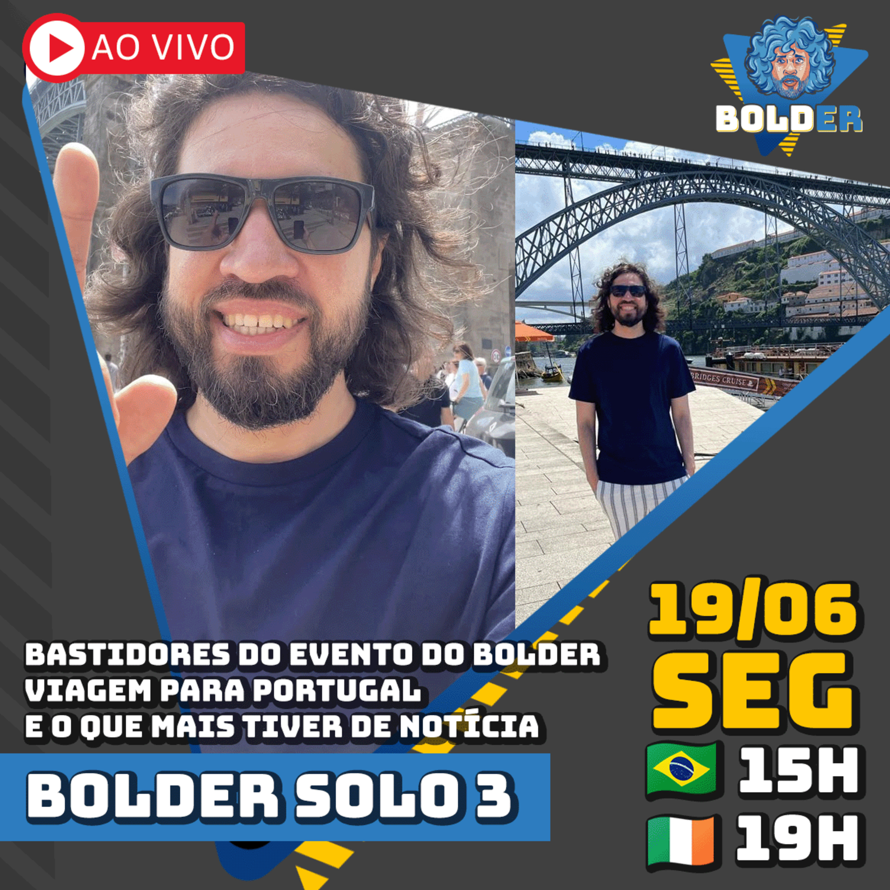 COMENTANDO VIAGEM A PORTUGAL E EVENTO DO BOLDER | Bolder Solo 3 episode artwork