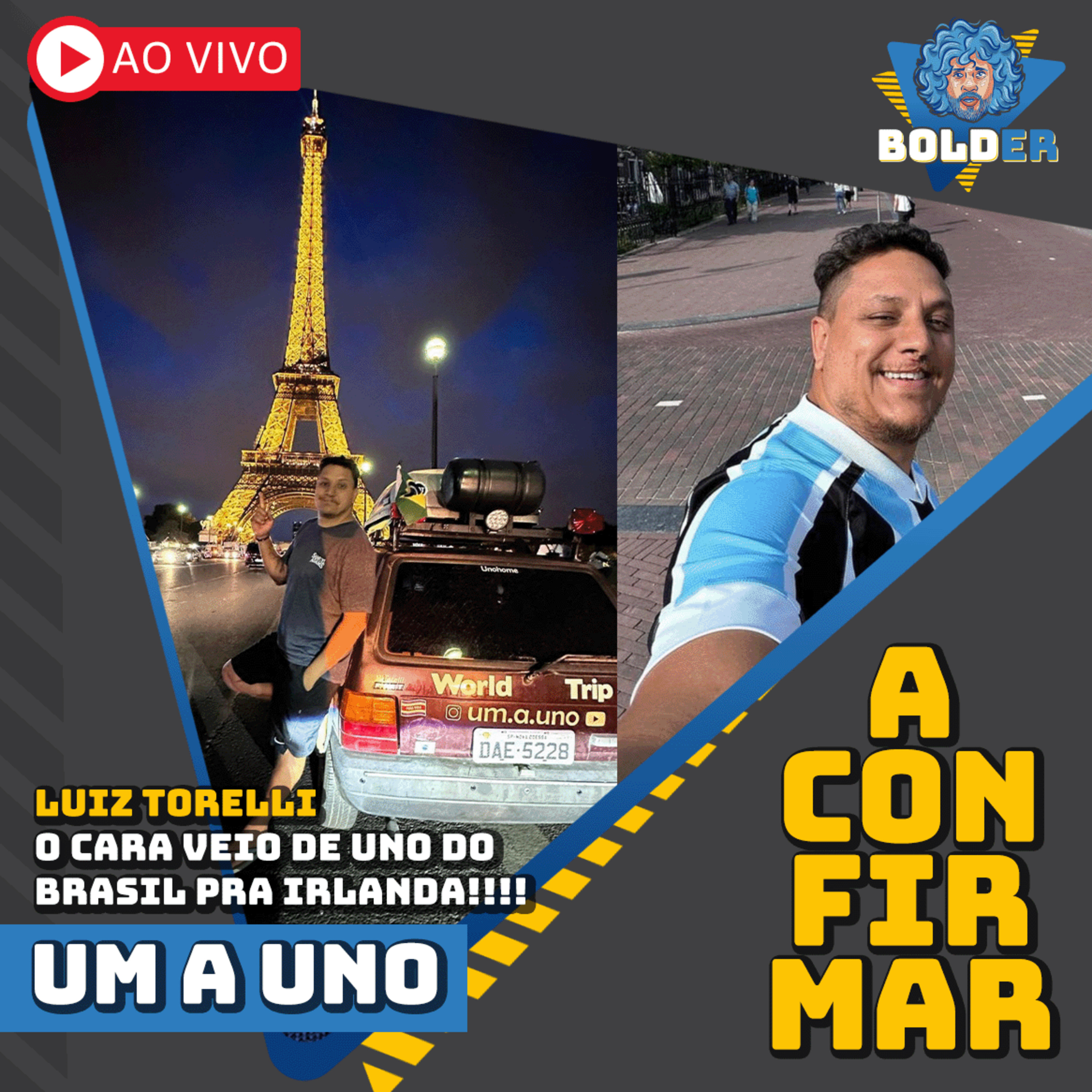 ELE VEIO DE UNO DO BRASIL PARA EUROPA - Um A Uno - Luiz Torelli | Bolder Podcast 263 episode artwork