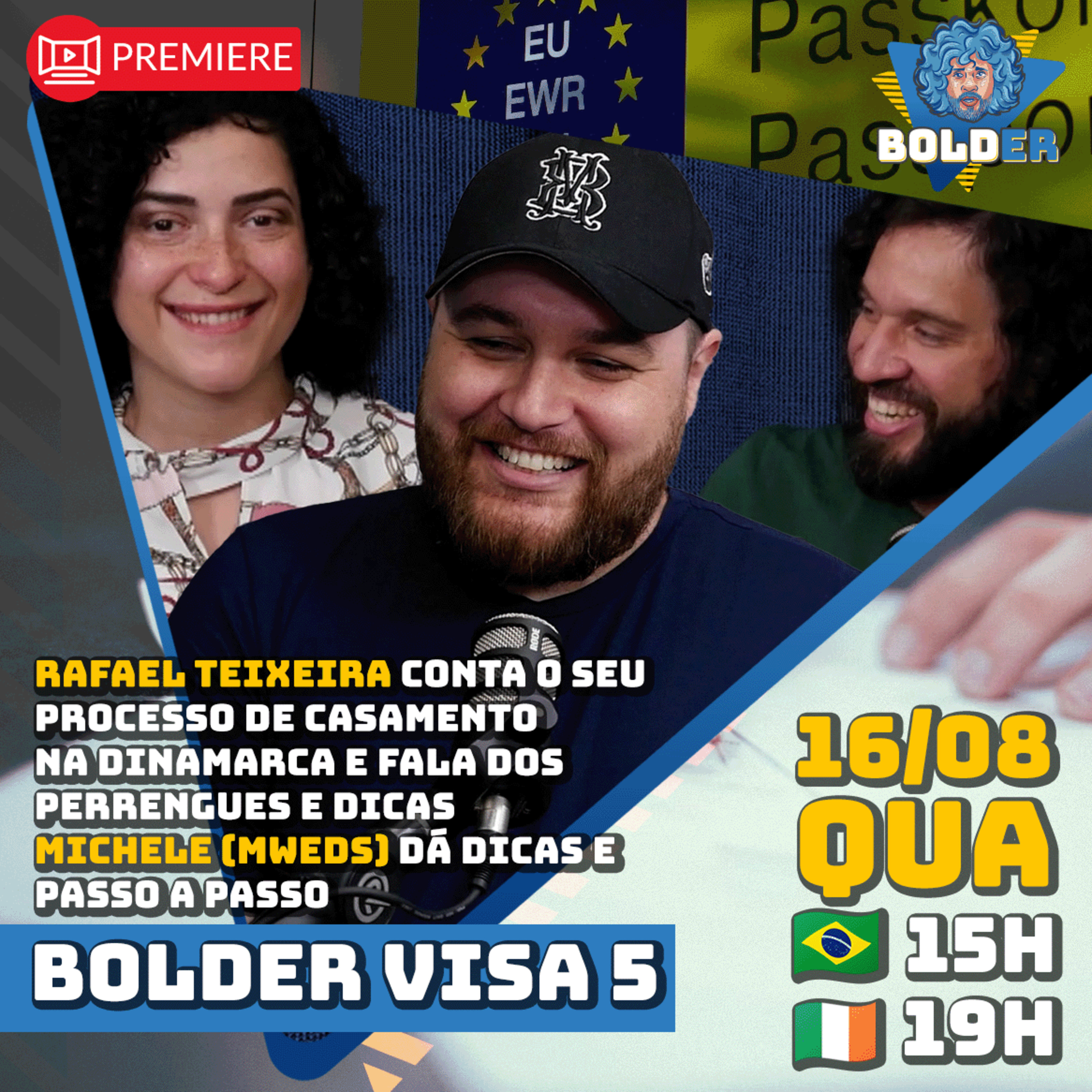 PERRENGUES E DICAS NO CASAMENTO NA DINAMARCA | Bolder Visa 5 episode artwork