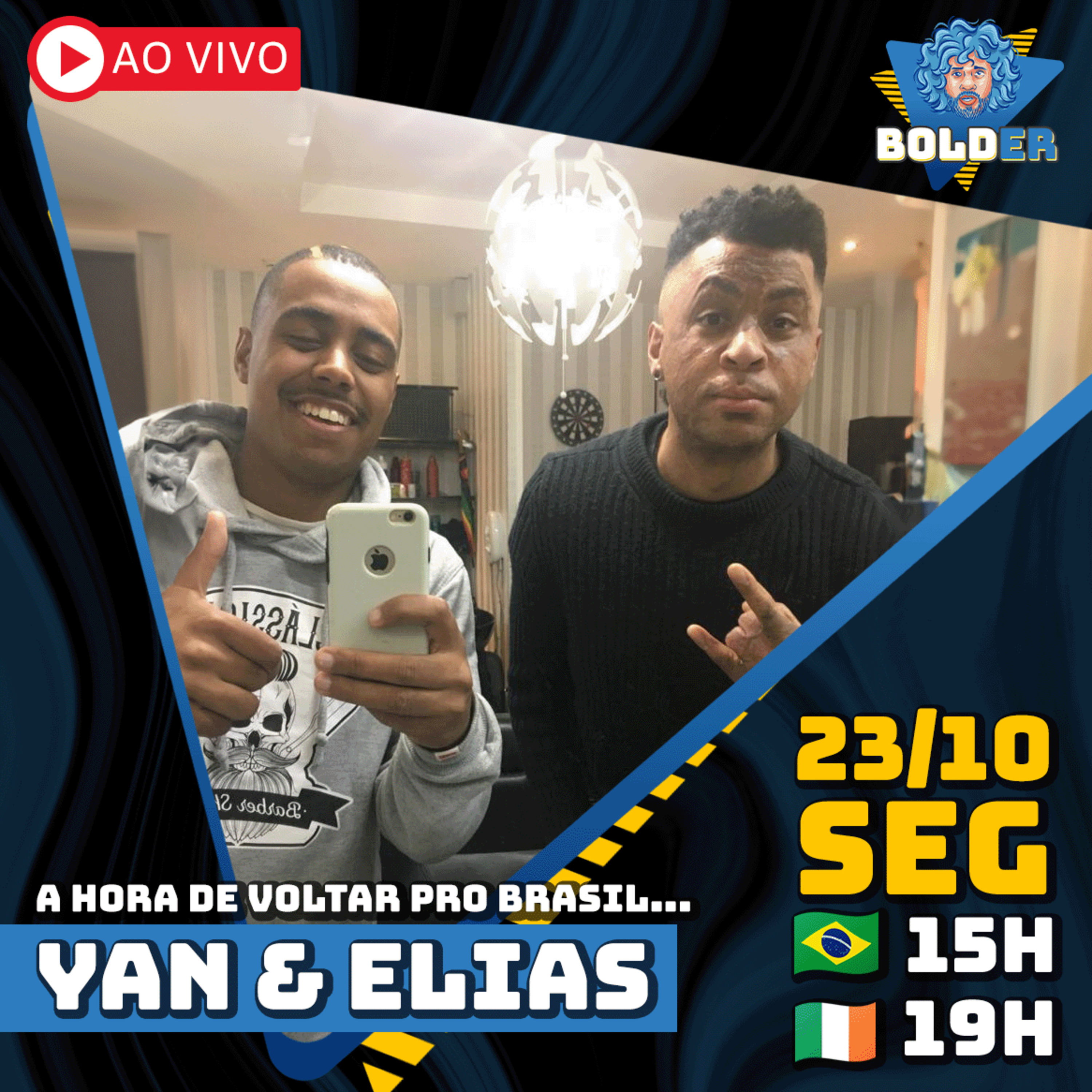 A HORA DE VOLTAR PRO BRASIL - Yan & Elias | Bolder Podcast 285 episode artwork