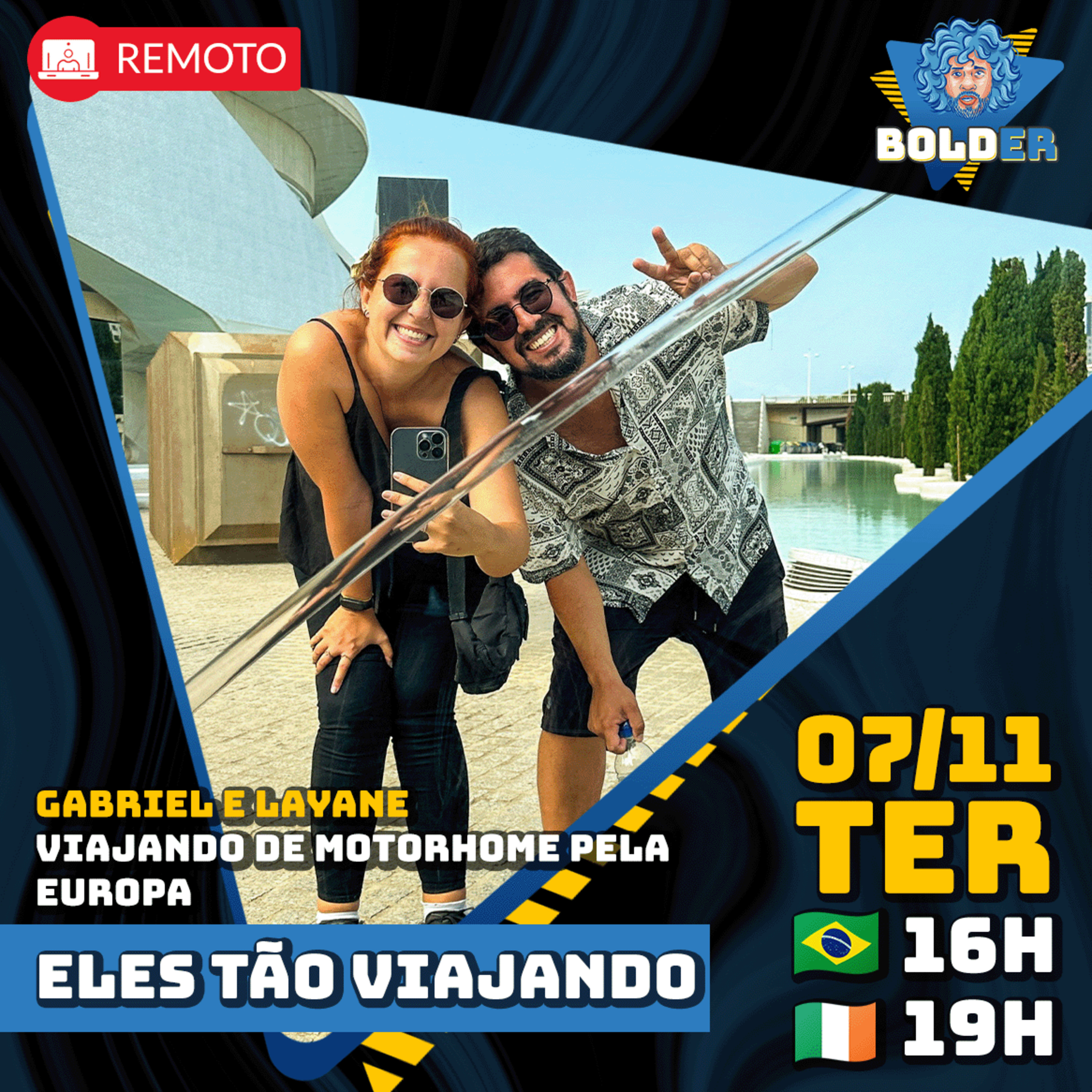 VIAJANDO DE MOTORHOME PELA EUROPA - Eles Tão VIajando | Bolder Podcast 290 episode artwork