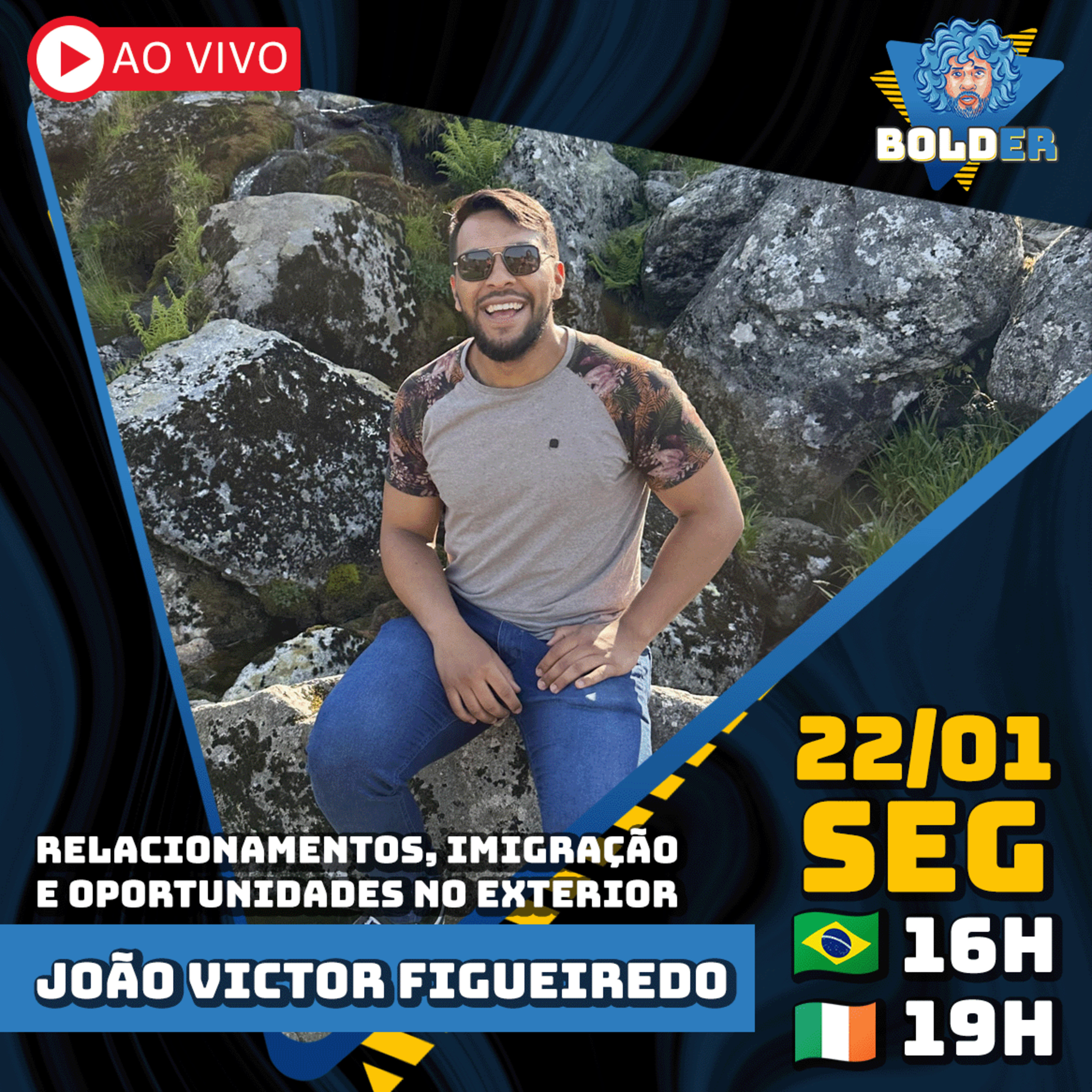 RELACIONAMENTOS E OPORTUNIDADES NO EXTERIOR - João Victor Figueiredo | Bolder Podcast 304 episode artwork