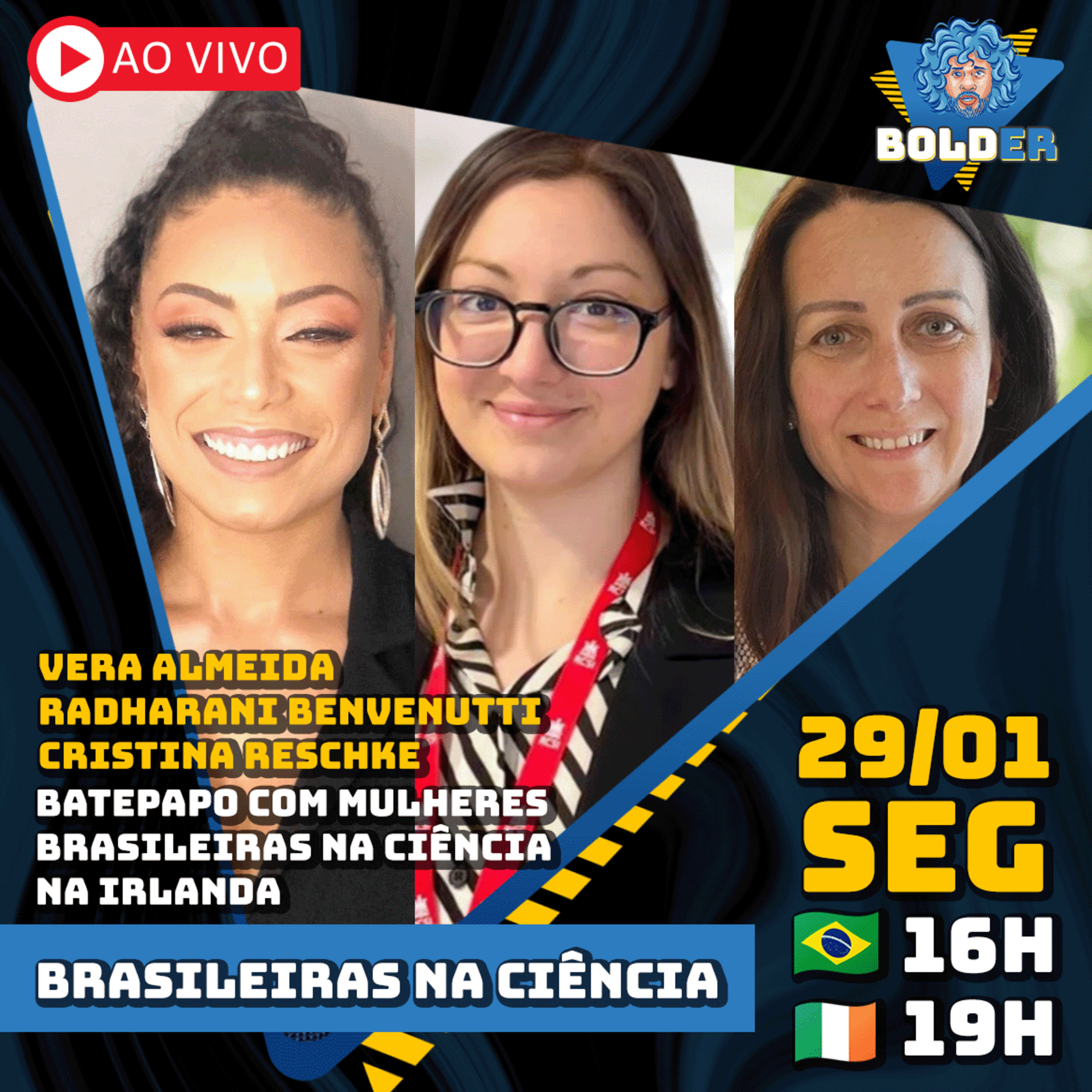 MULHERES NA CIÊNCIA NA IRLANDA (Pesquisadoras, PhD, Professoras) | Bolder Podcast 307 episode artwork