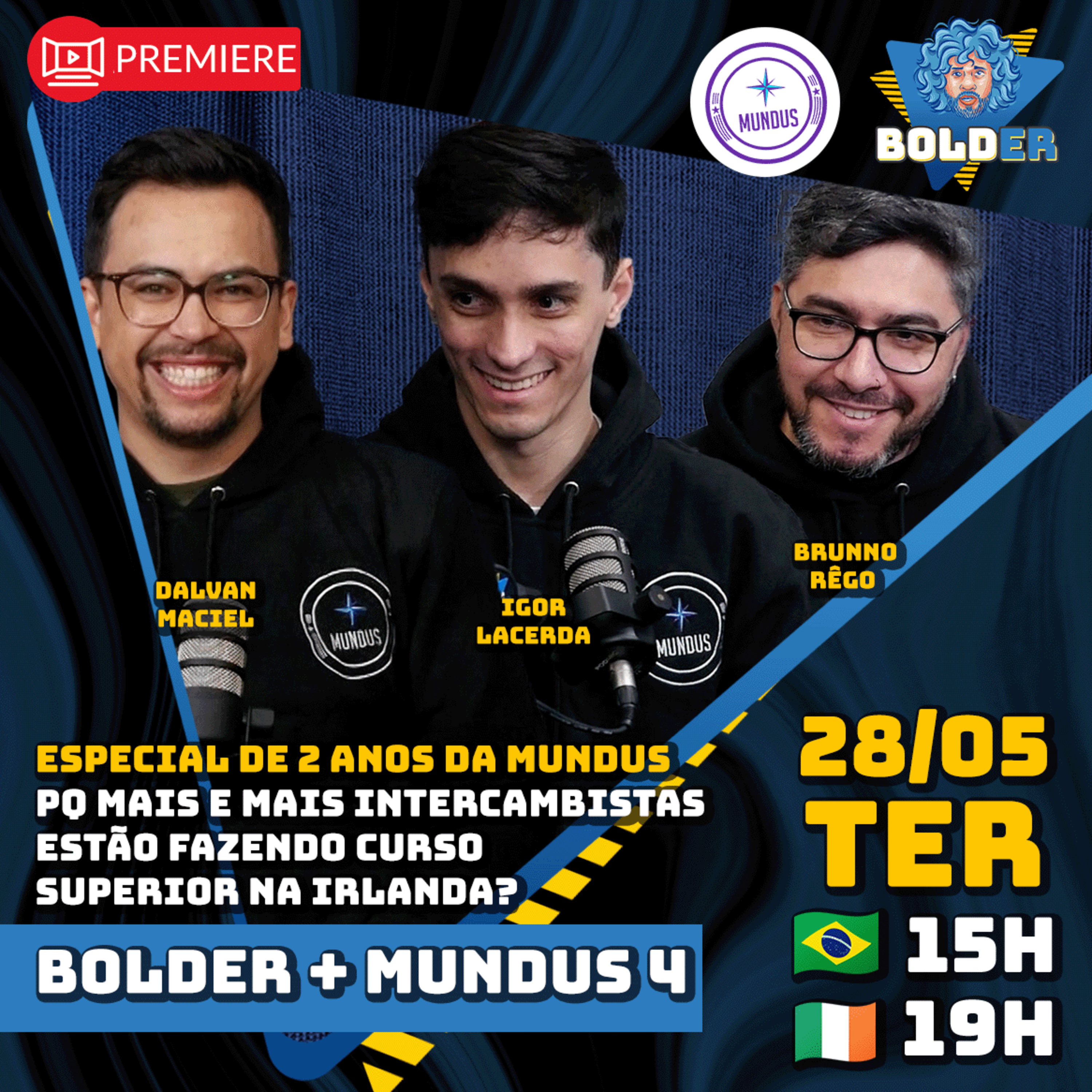 POR QUE TANTA GENTE ESTÁ FAZENDO ENSINO SUPERIOR NA IRLANDA? | Bolder e Mundus EP 4 episode artwork