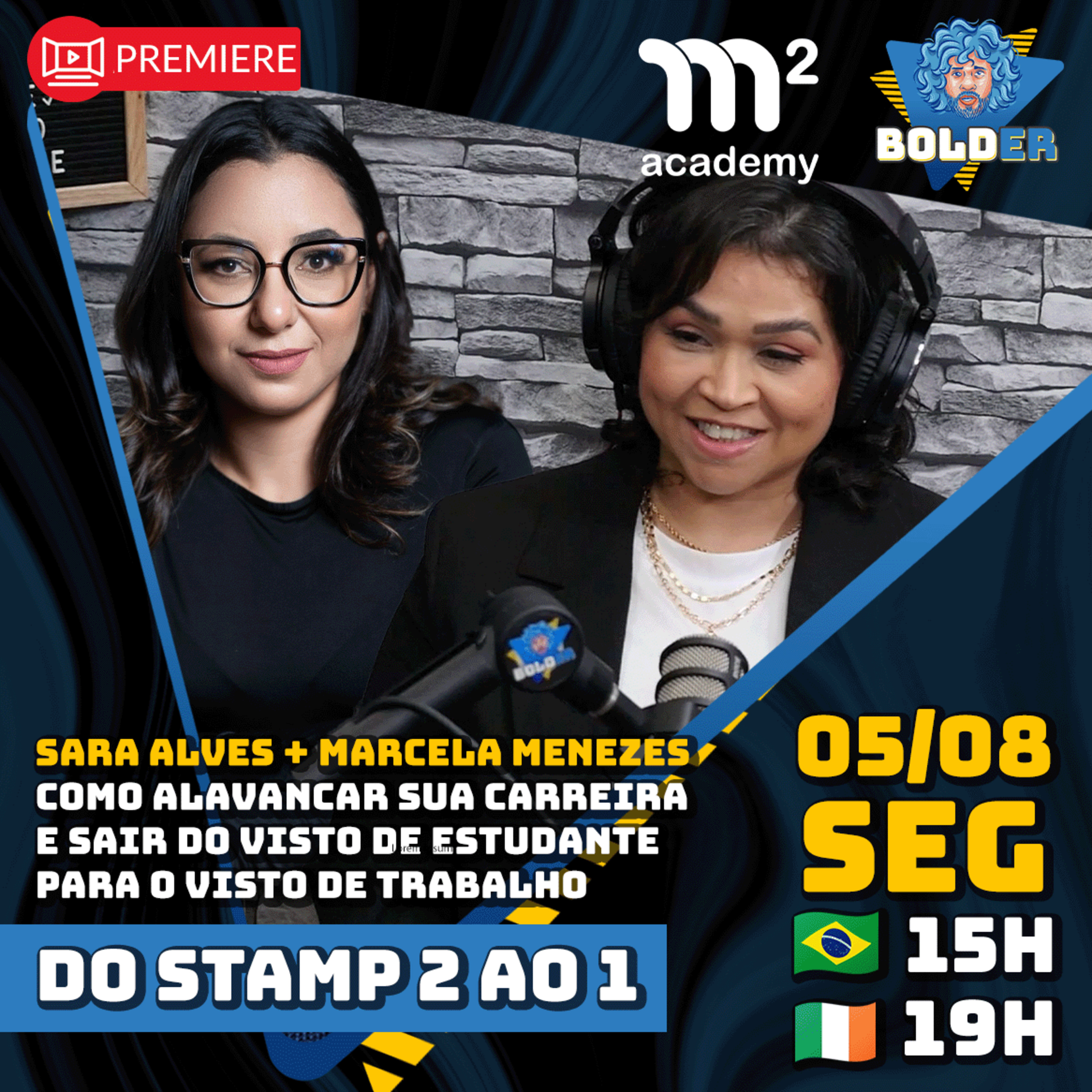 TRABALHO E VISTO APÓS 5 ENTREVISTAS FRACASSADAS: O Que Mudou? - Do Stamp 2 ao 1 episode artwork