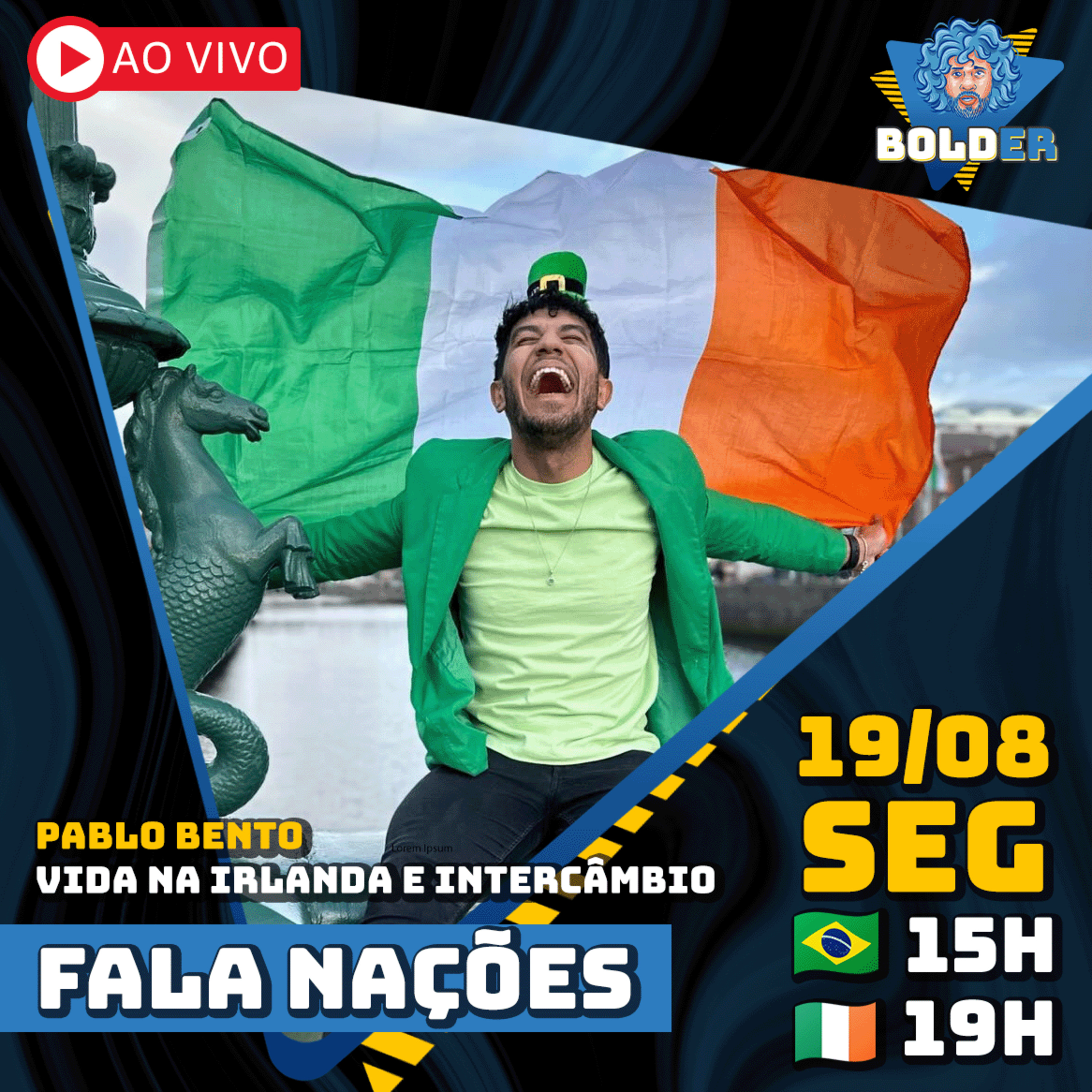 COMO FOI A MINHA EVOLUÇÃO NA IRLANDA - Fala Nações (Pablo Bento) | Bolder Podcast 357 episode artwork