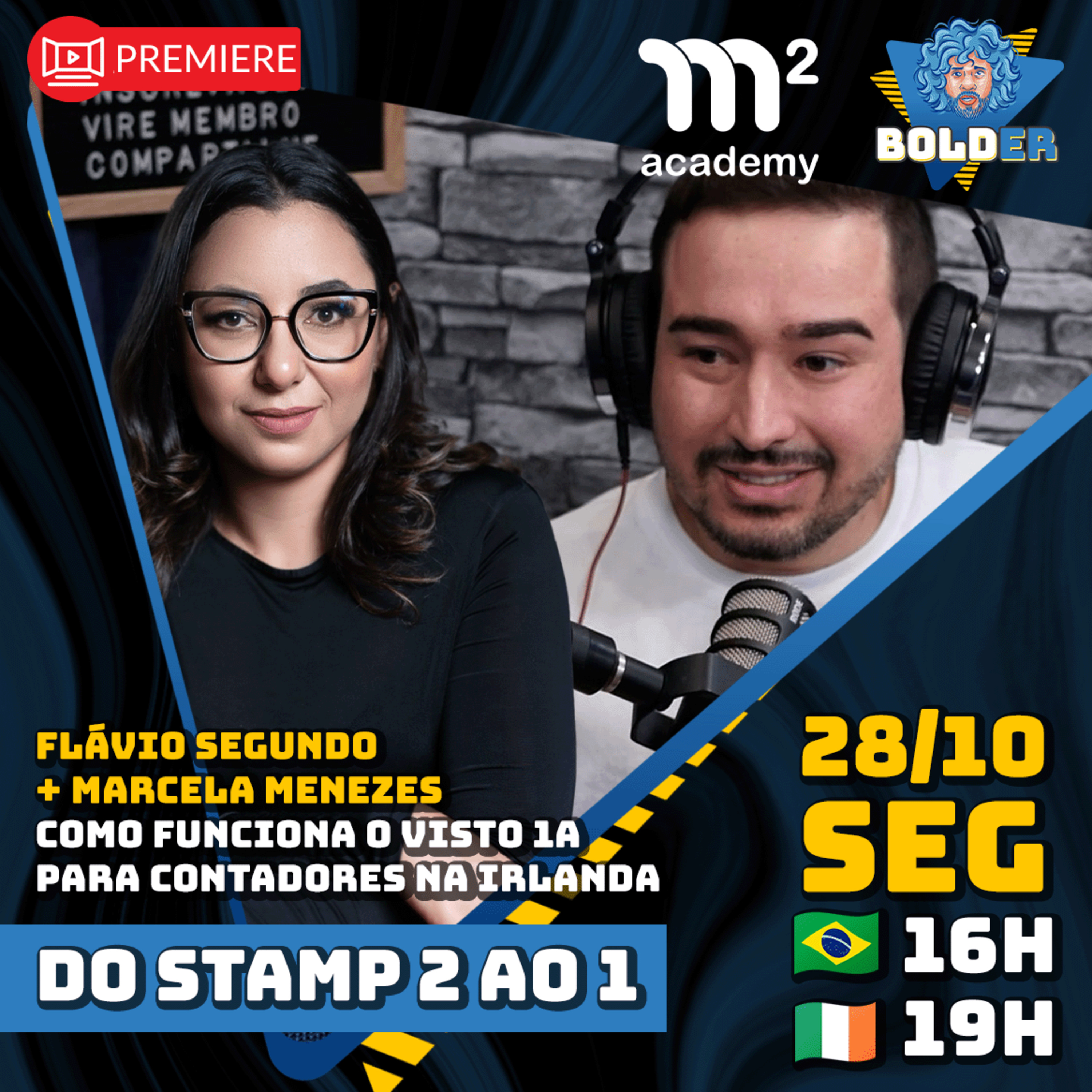 CONTABILIDADE NA IRLANDA: Você conhece o Visto 1A? - Do Stamp 2 ao 1 episode artwork