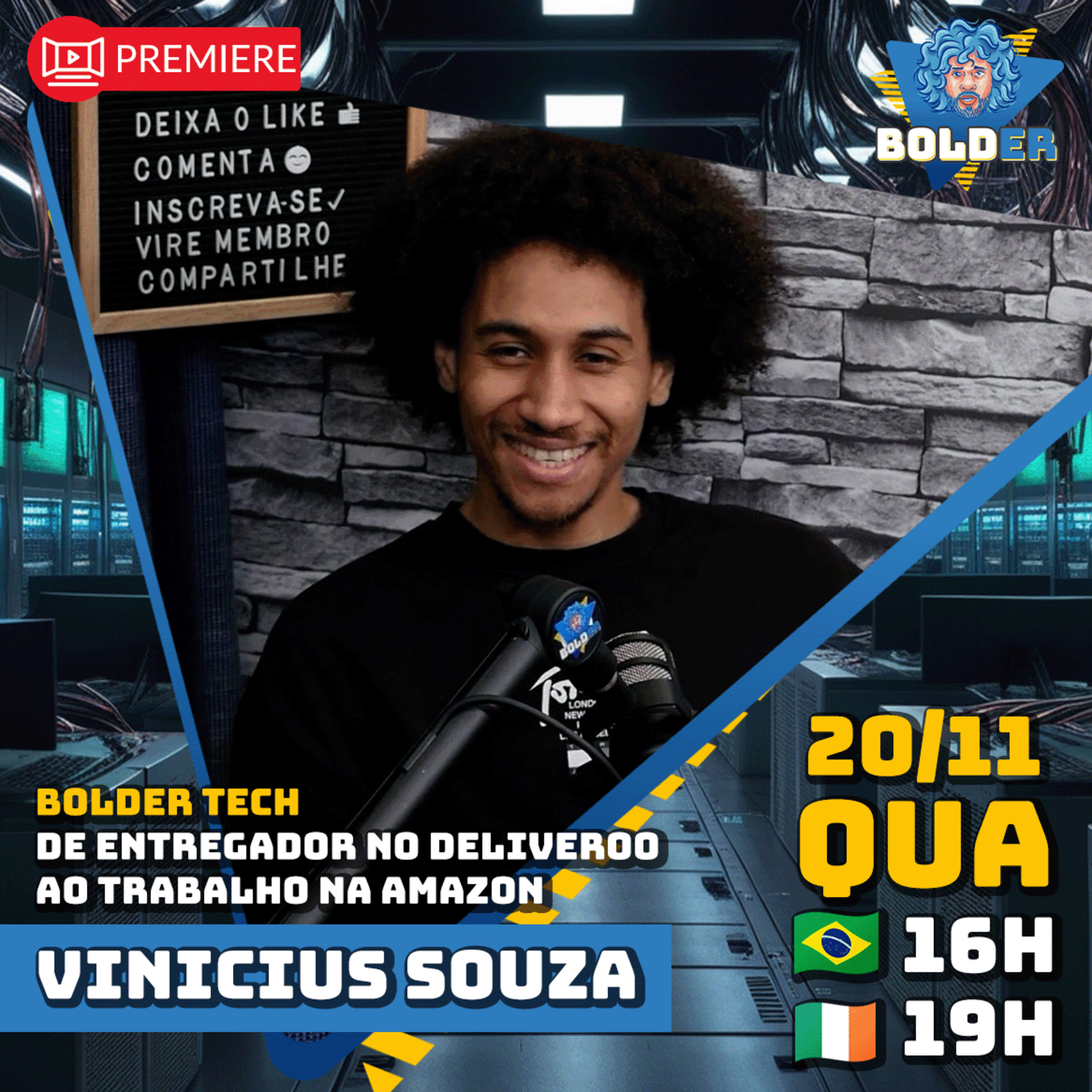 DE DELIVERY AO TRABALHO NA AMAZON - Vinicius Souza - Bolder Tech 2024 (Bolder Podcast) episode artwork