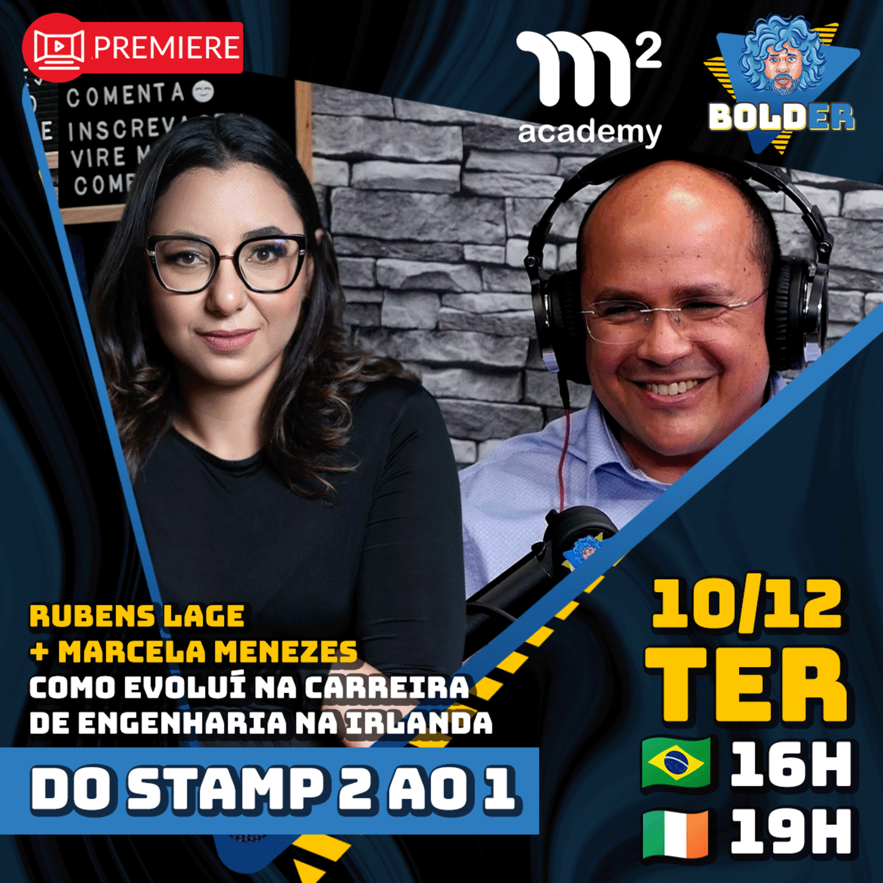 ENGENHARIA NA IRLANDA: Como evoluí na minha carreira na Irlanda - Do Stamp 2 ao 1 episode artwork