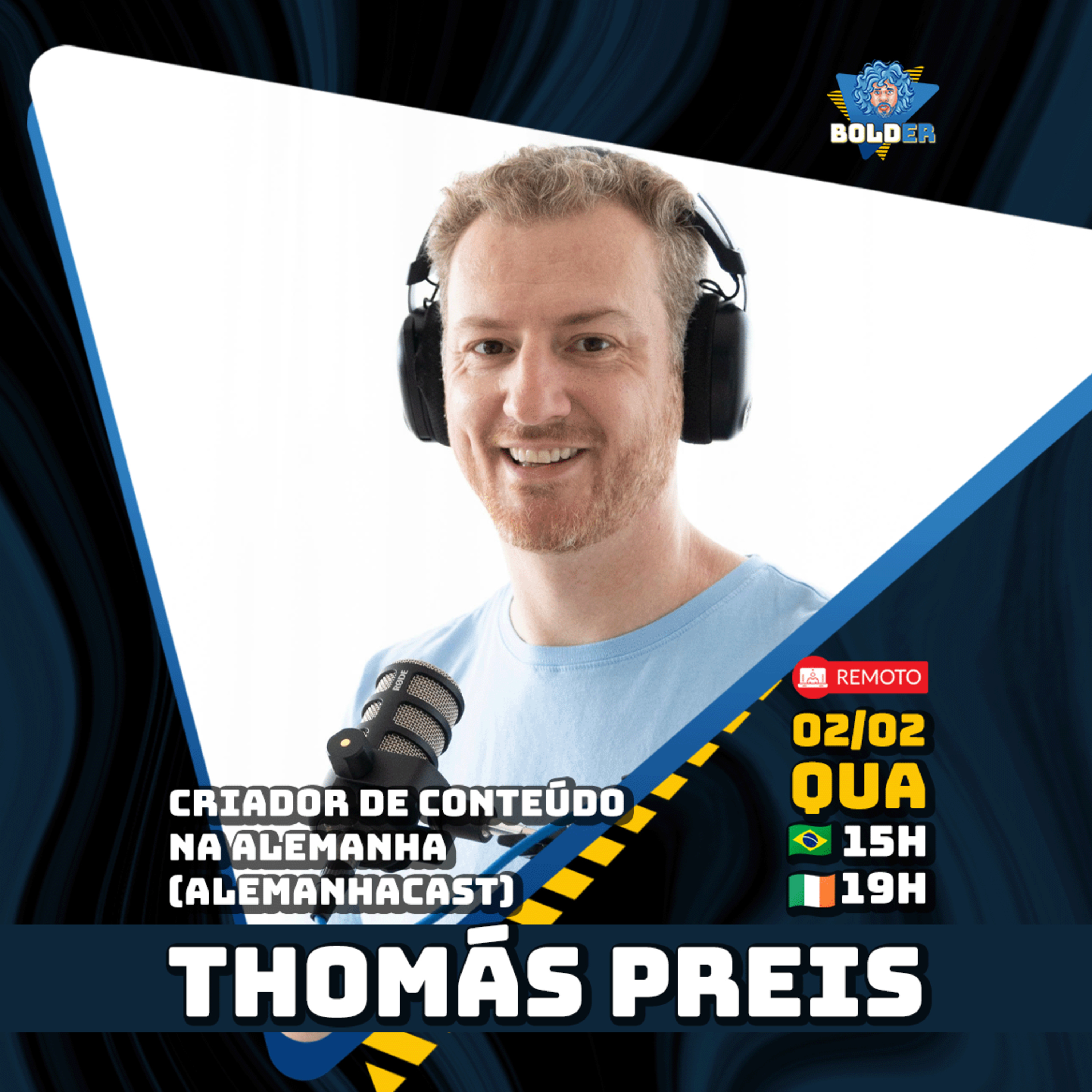 SITUAÇÃO ATUAL NA ALEMANHA - Thomás Preis @AlemanhaCast | Bolder Podcast 417 episode artwork