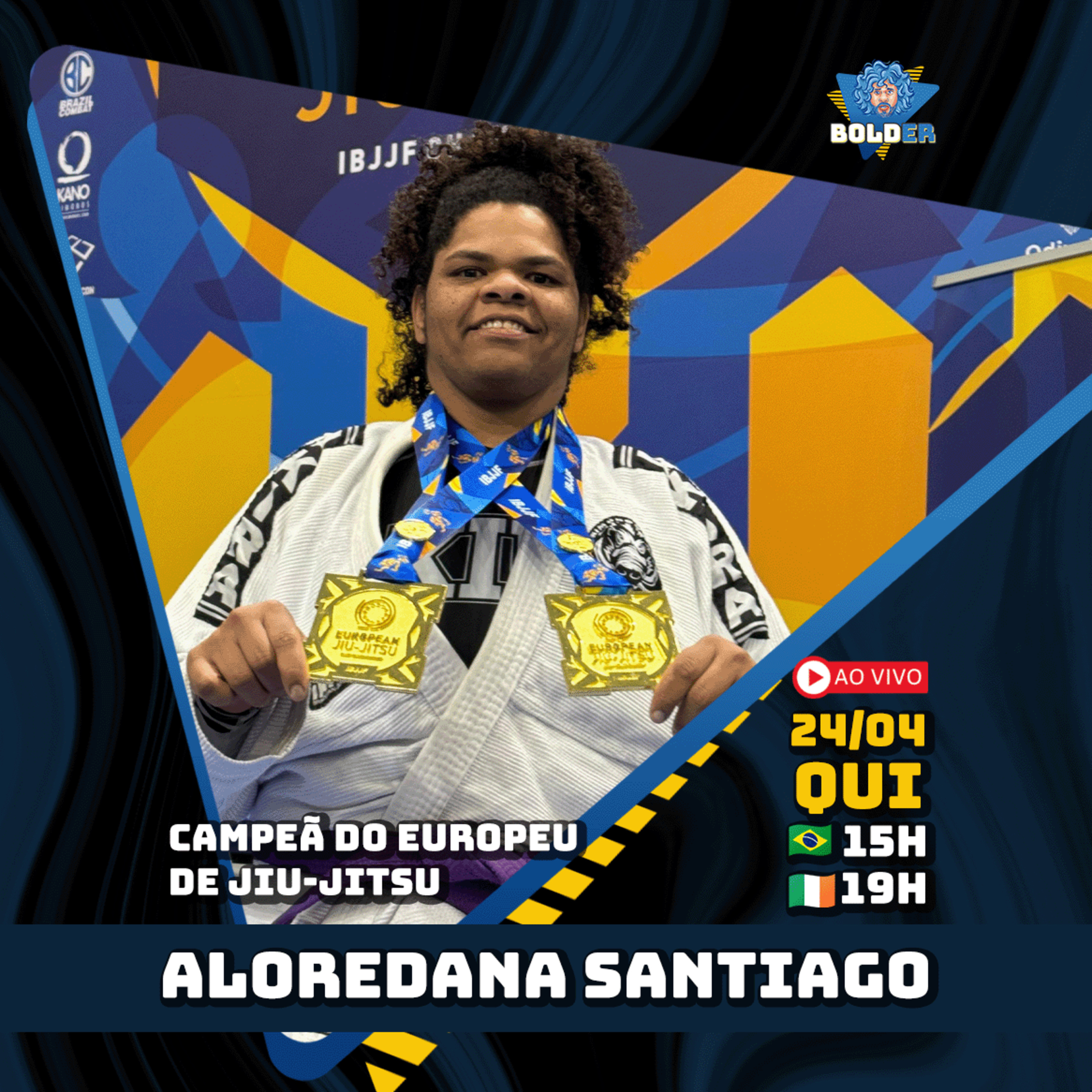 CAMPEÃ DE JIU-JITSU NA EUROPA - Aloredana Santiago - Brasileirão Dublin | Bolder Podcast 424 episode artwork