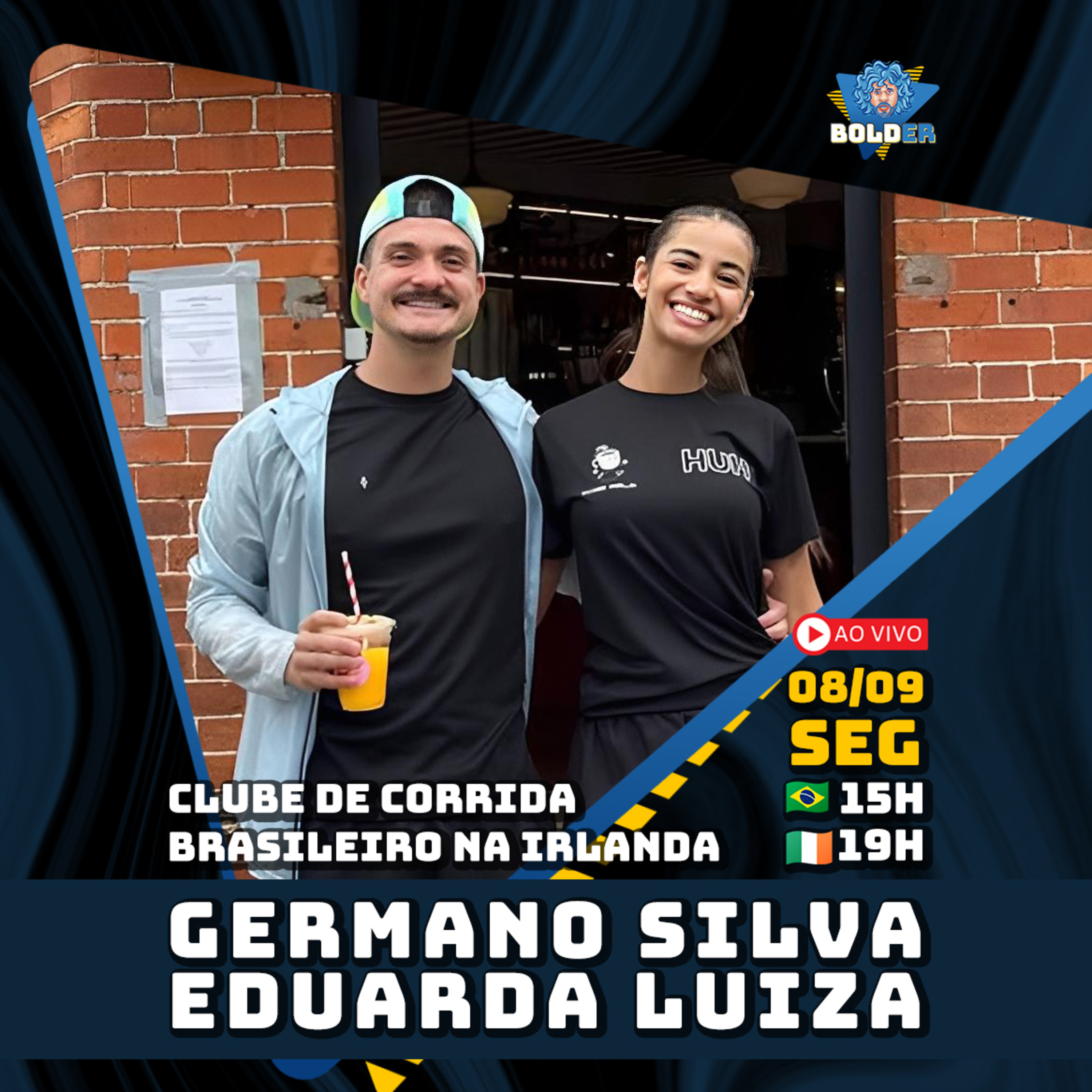 CLUBE DE CORRIDA NA IRLANDA (Corre Dublin) - Germano e Eduarda | Bolder Podcast 464 episode artwork