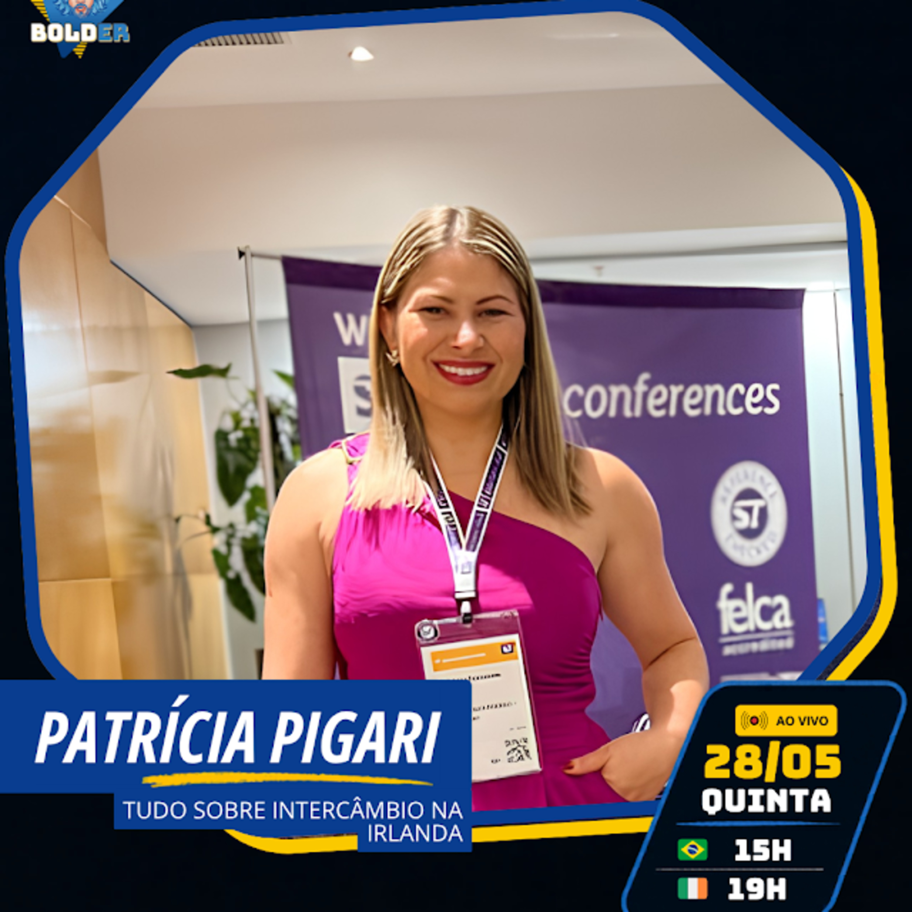 TUDO SOBRE INTERCÂMBIO NA IRLANDA - Patrícia Pigari | Bolder Podcast 522 episode artwork
