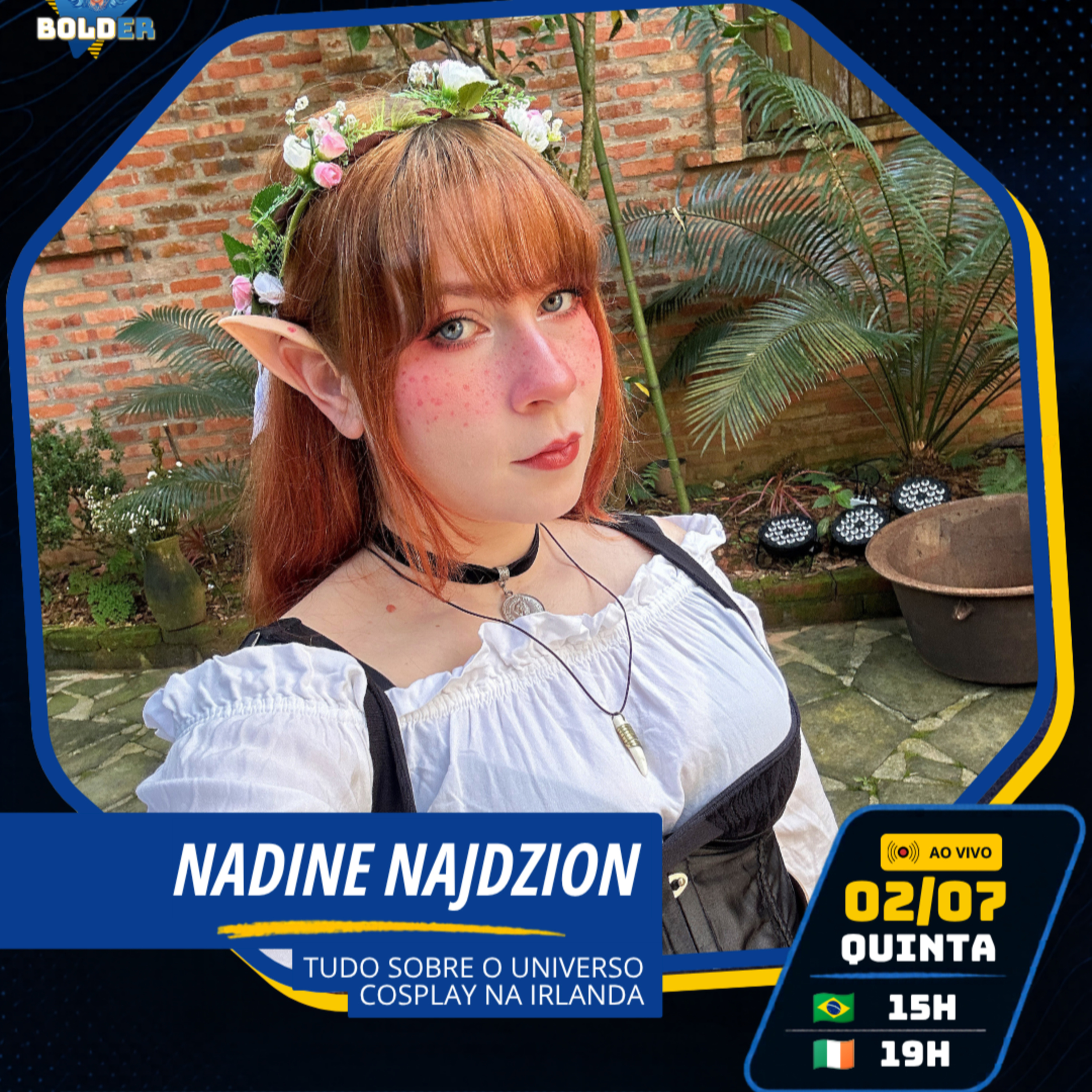COMO É SER NERD E COSPLAYER NA IRLANDA - Discovery Diny | Bolder Podcast 532