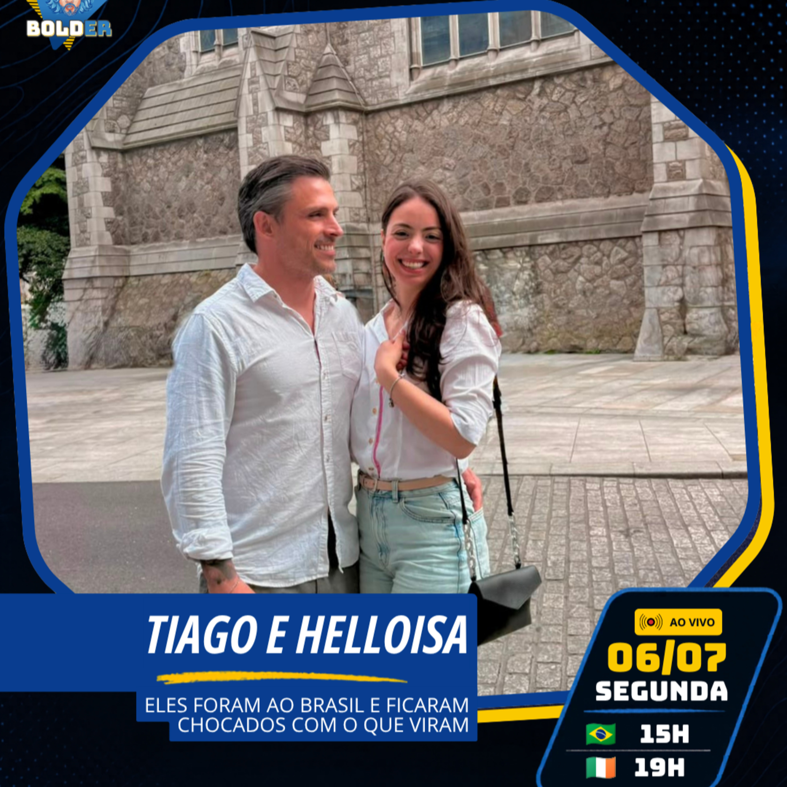 COMO FOI VOLTAR AO BRASIL DEPOIS DE 2 ANOS NA IRLANDA - Tiago e Helloisa | Bolder Podcast 533