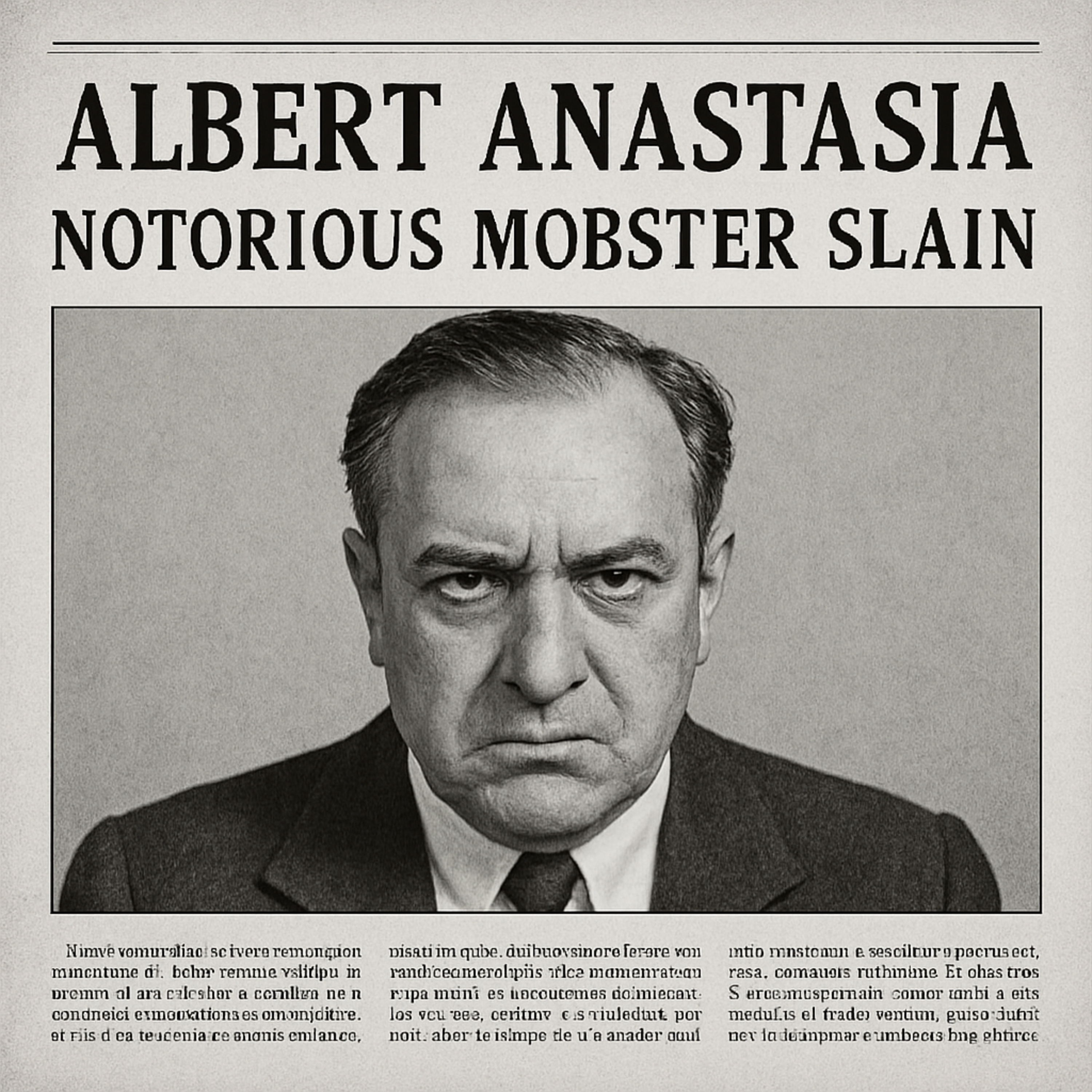 Albert Anastasia | El Señor del Asesinato