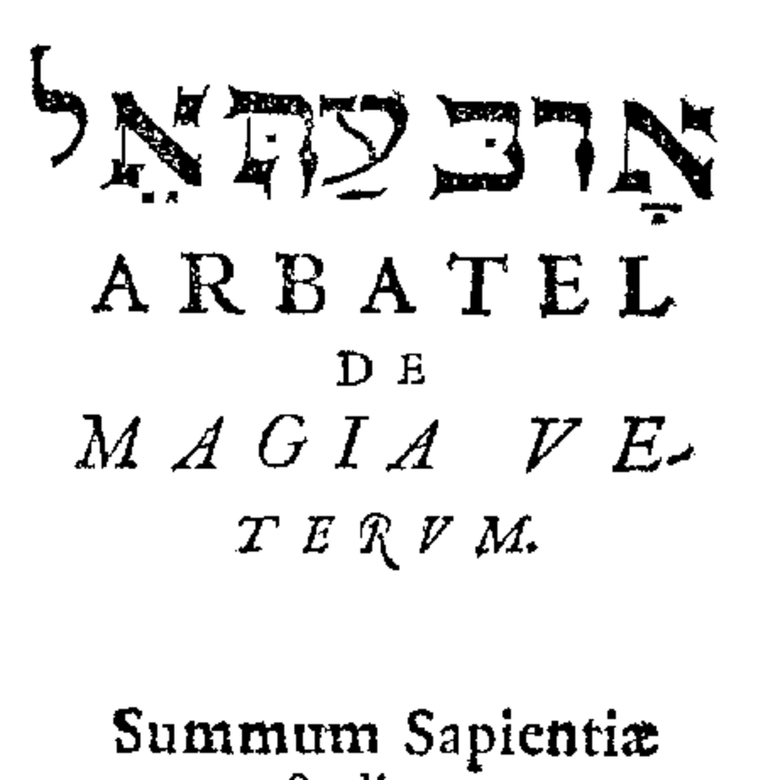 The Arbatel, Paracelsus, and John Dee with 7 Degrees of Wisdom episode artwork