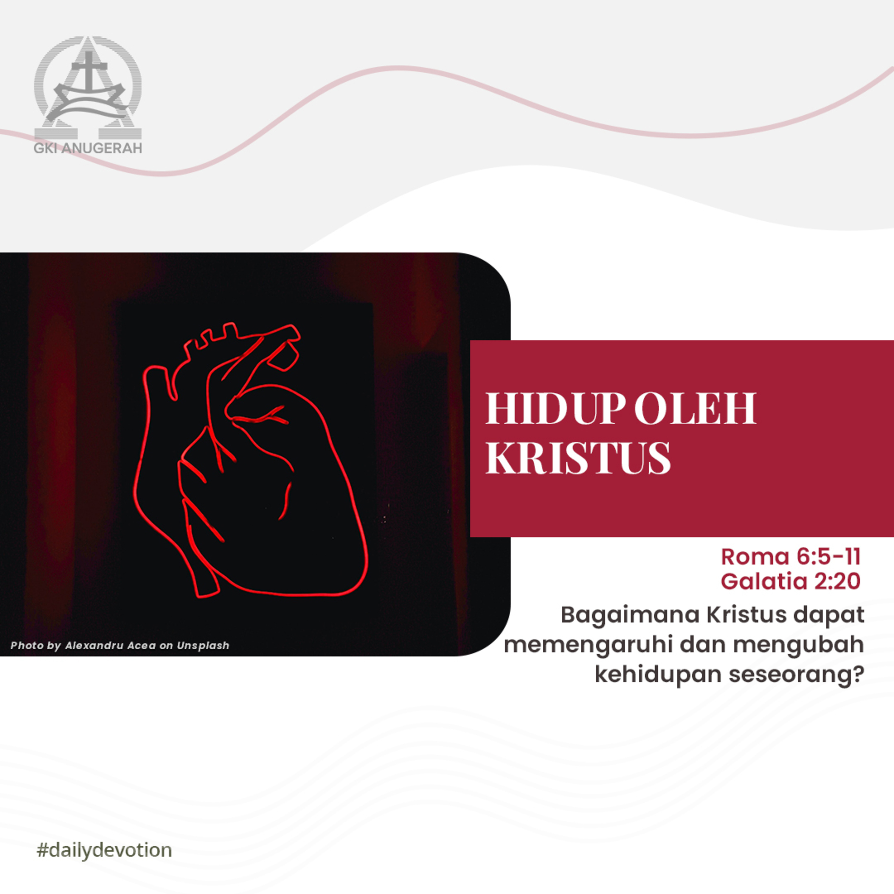 23 Mei 2023 - Hidup Oleh Kristus - Renungan Harian GKI Anugerah episode artwork