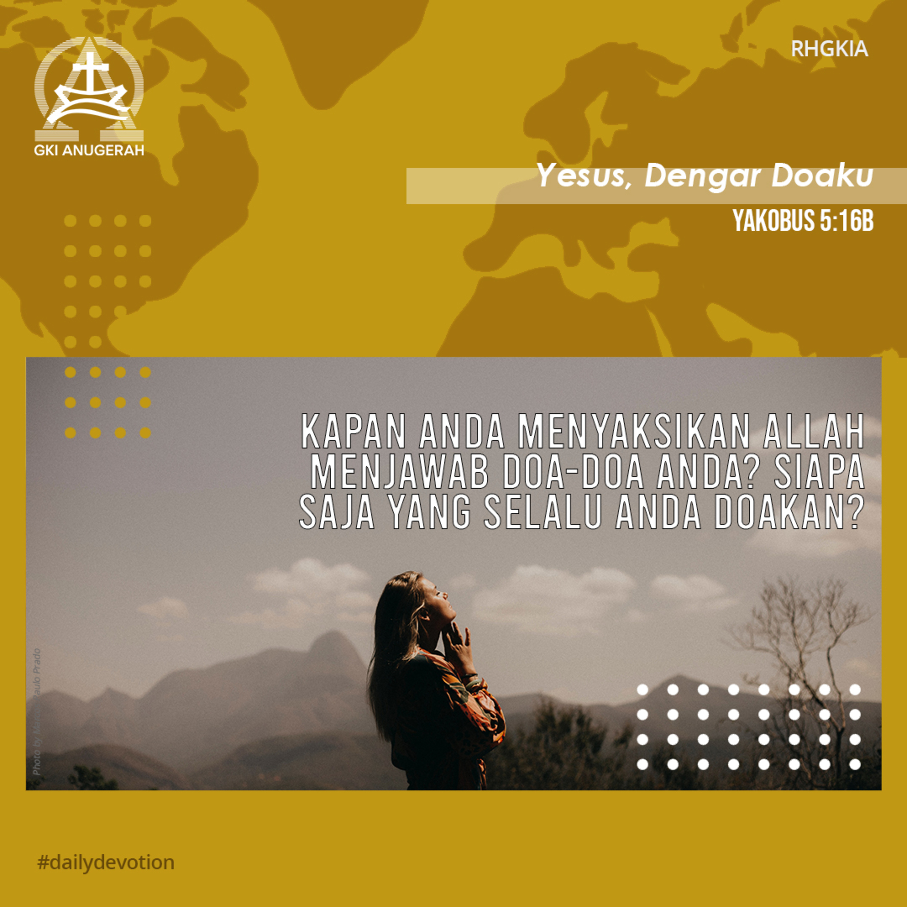 09 Juni 2023 - Yesus, Dengar Doaku - Renungan Harian GKI Anugerah episode artwork