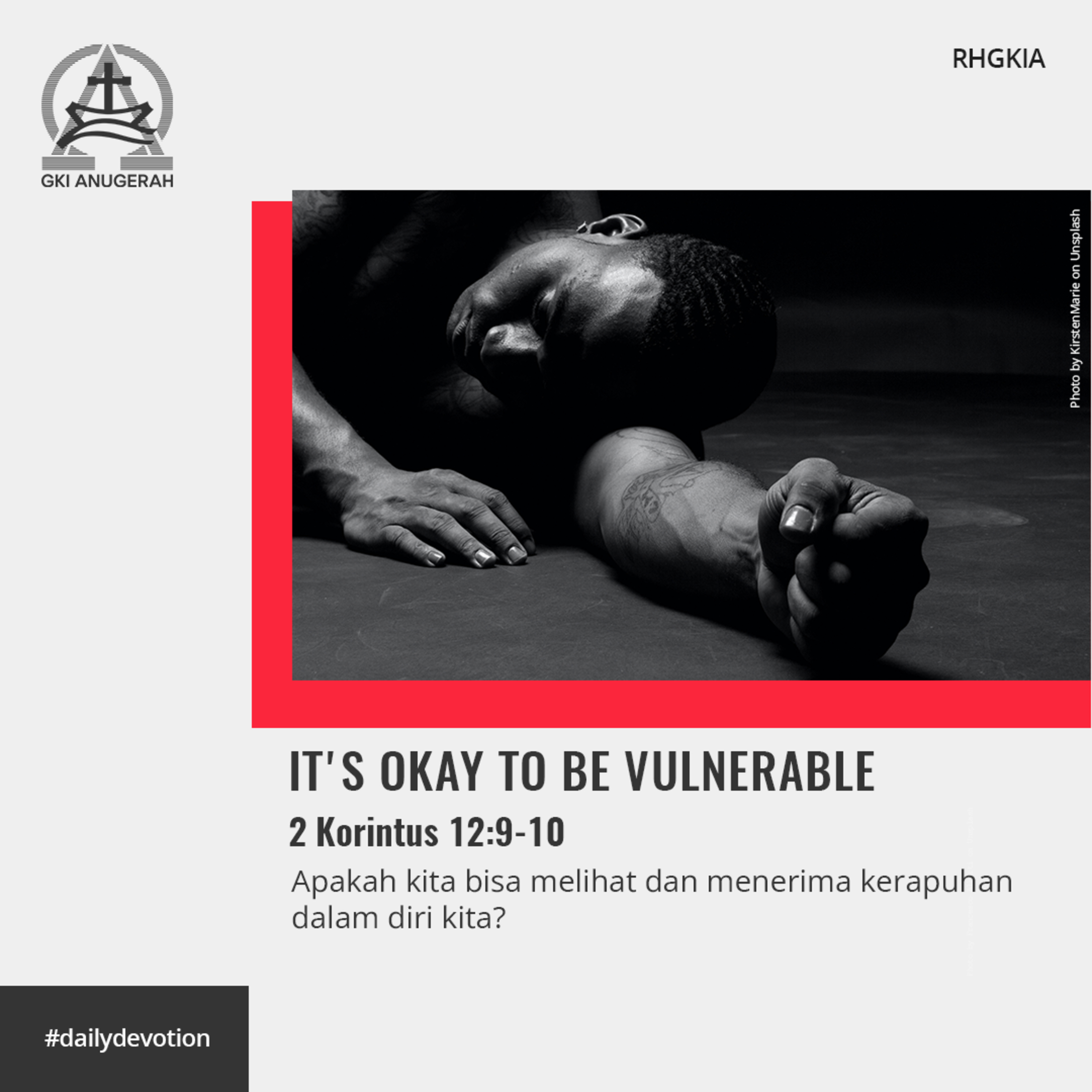 15 Juni 2023 - It's Okay To Be Vulnerable - Renungan Harian GKI Anugerah episode artwork