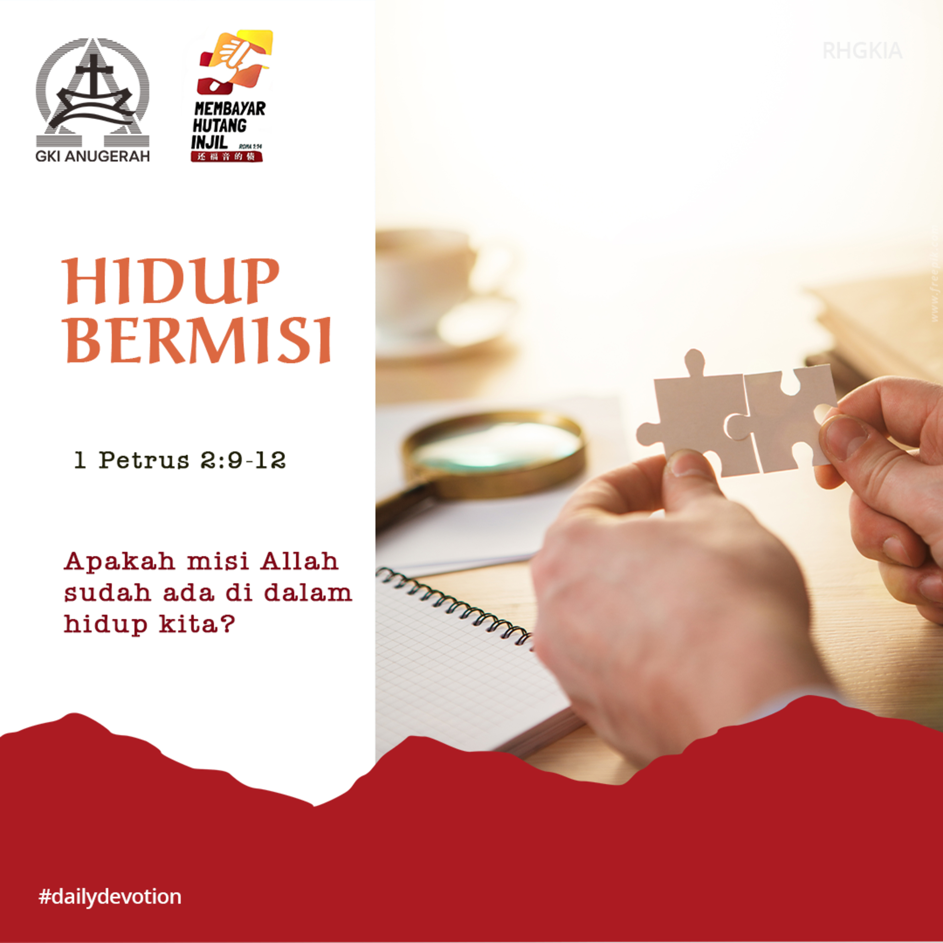 31 Juli 2023 - Hidup Bermisi - Renungan Harian GKI Anugerah episode artwork