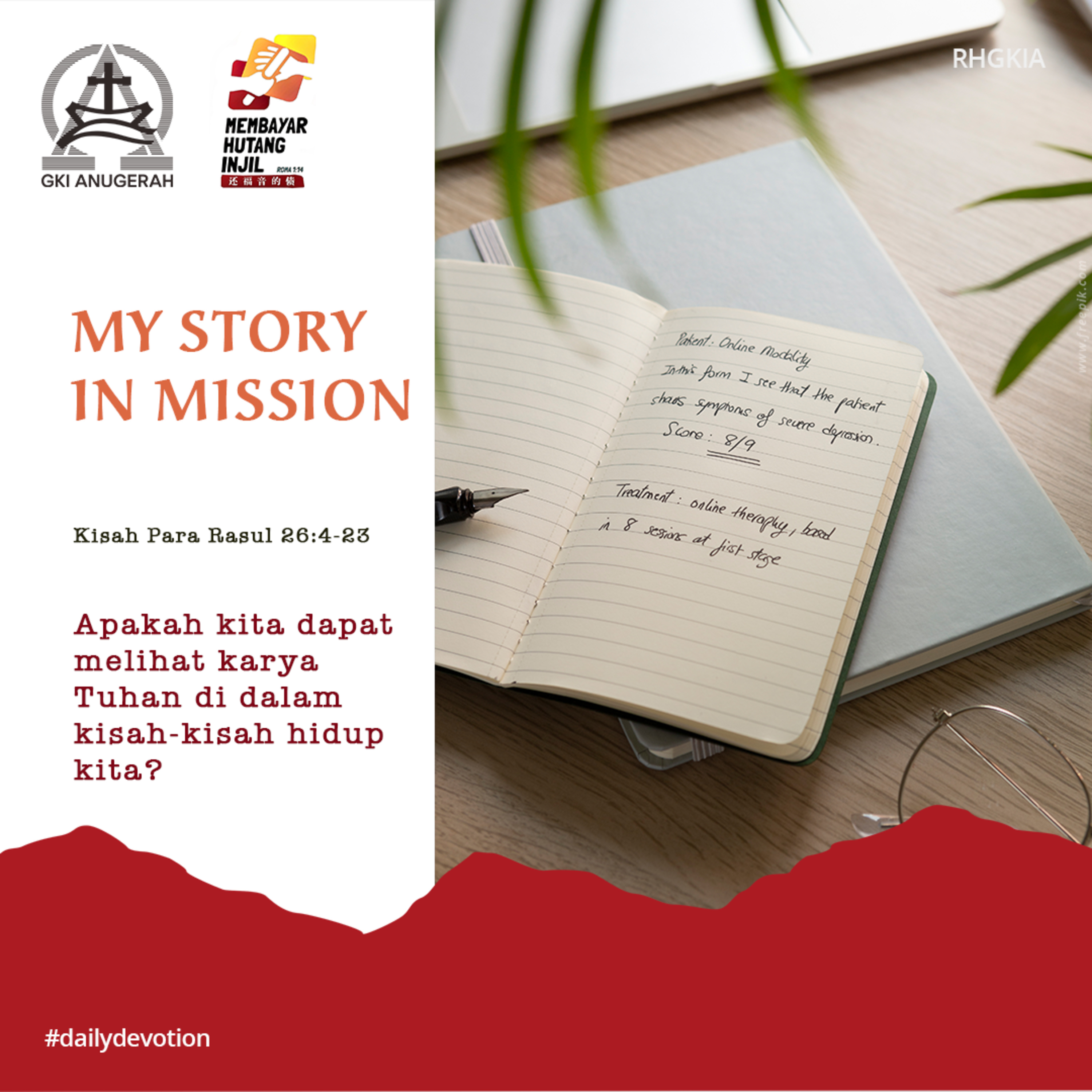 02 Agustus 2023 - My Story In Mission - Renungan Harian GKI Anugerah episode artwork