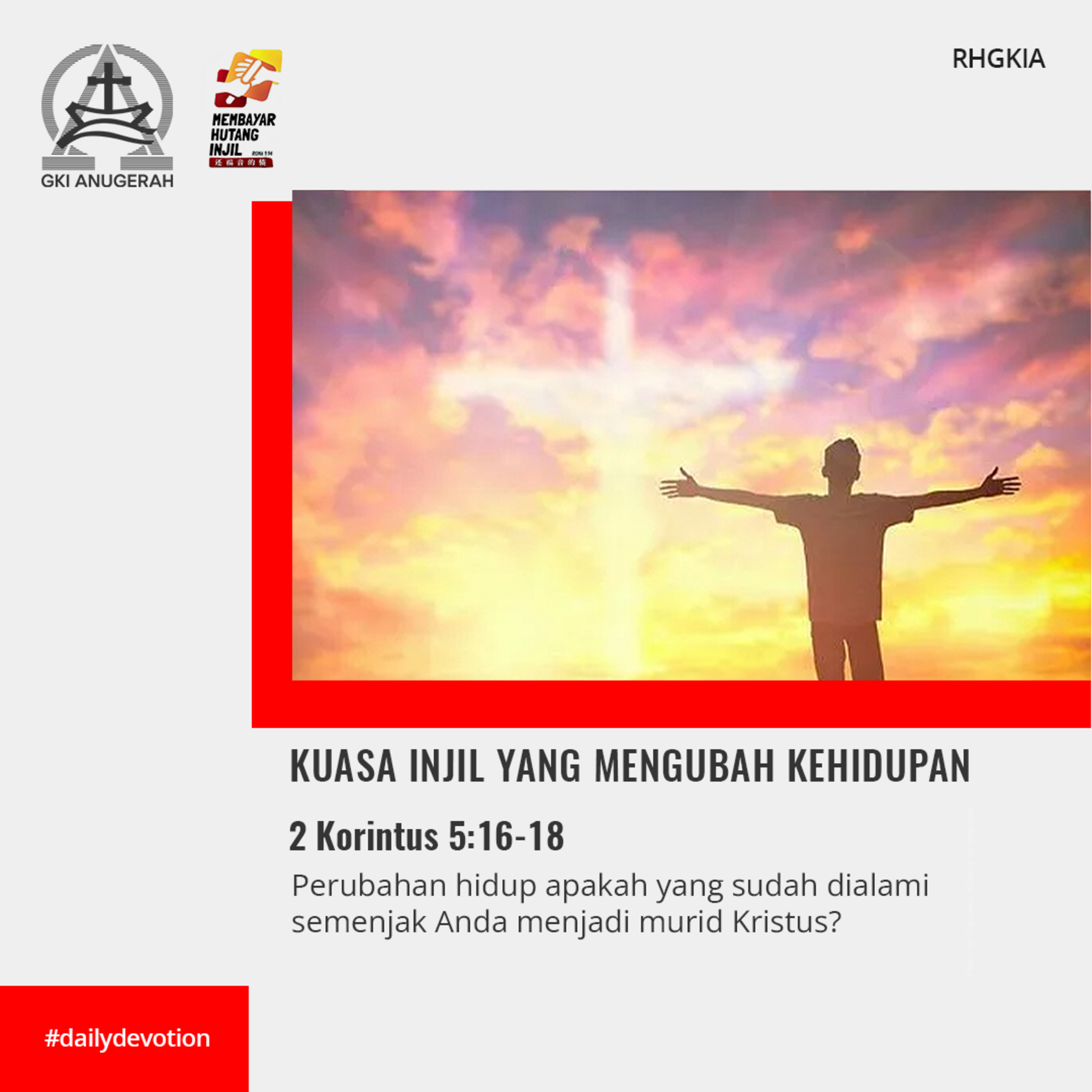 14 Agustus 2023 - Kuasa Injil Yang Mengubah Kehidupan - Renungan Harian GKI Anugerah episode artwork