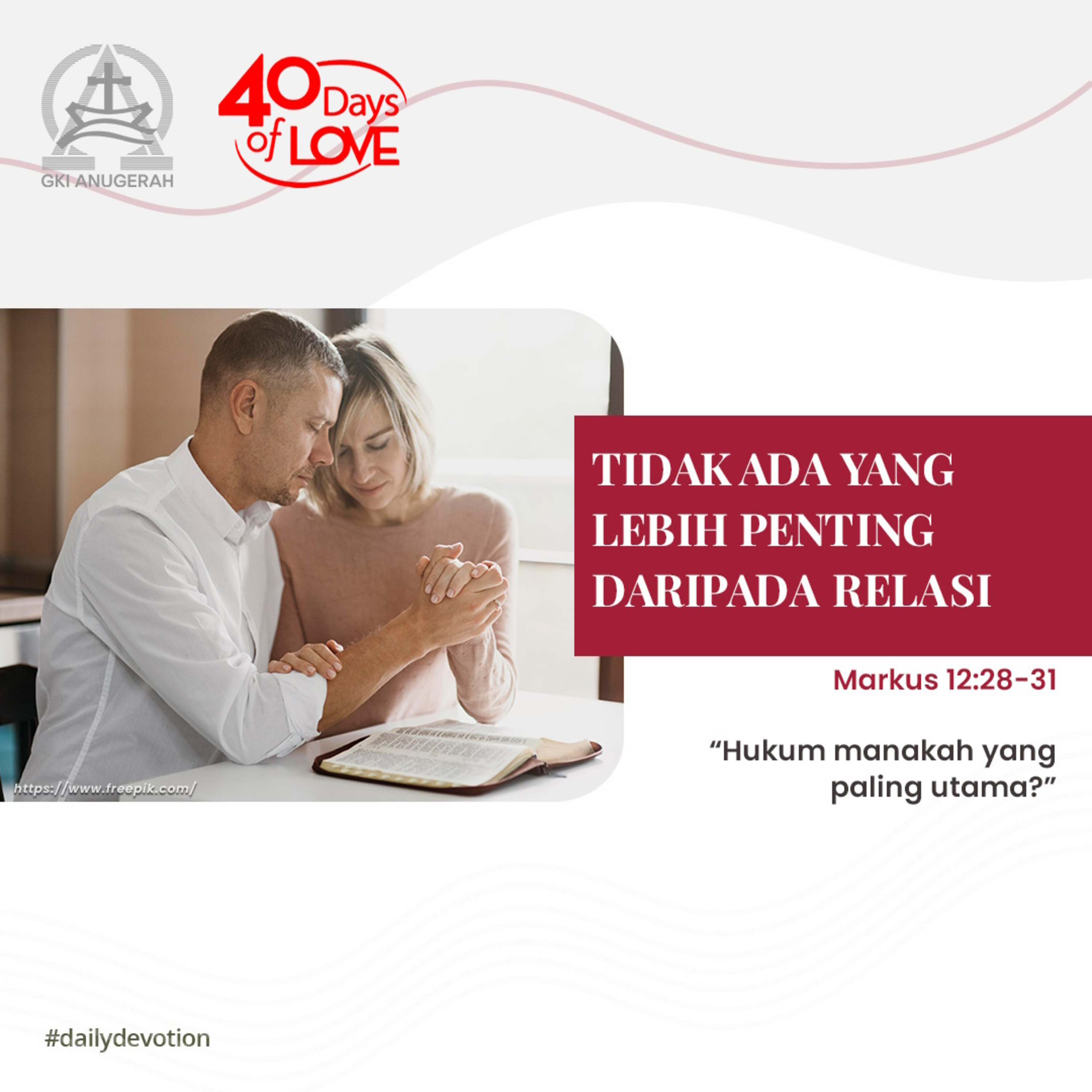 21 Agustus 2023 - Tidak Ada Yang Lebih Penting Daripada Relasi - Renungan Harian GKI Anugerah episode artwork