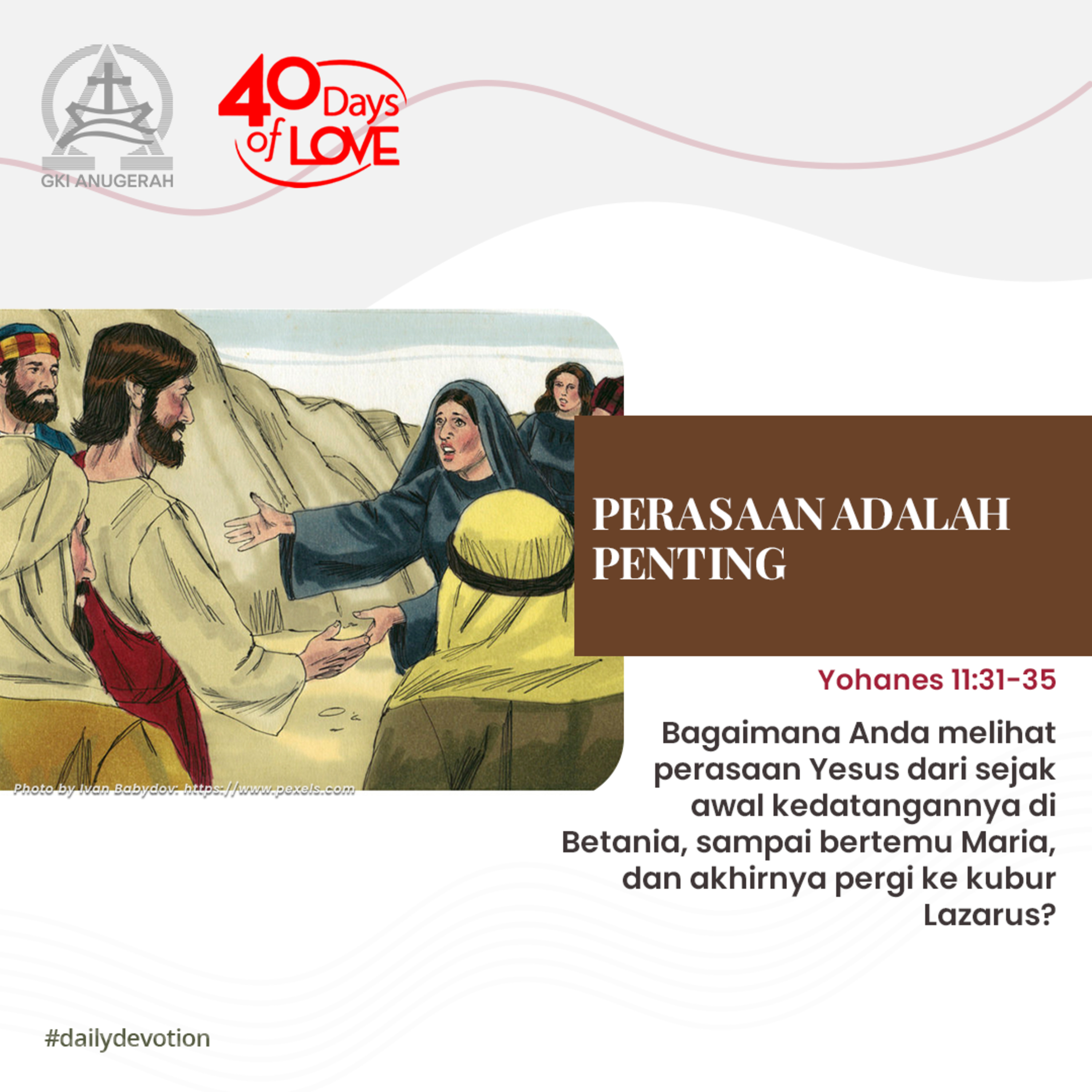 31 Agustus 2023 - Perasaan Adalah Penting - Renungan Harian GKI Anugerah episode artwork