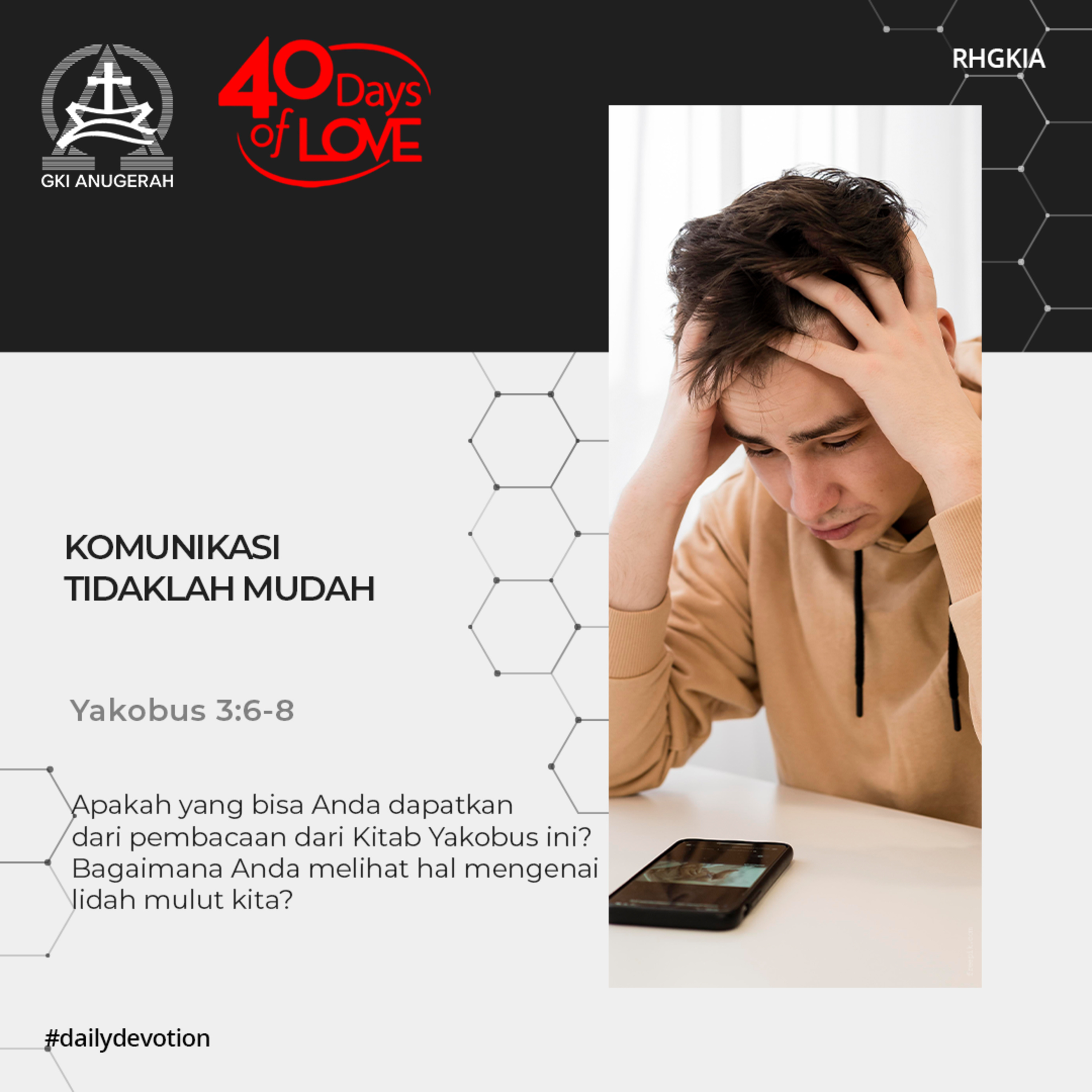 04 September 2023 - Komunikasi Tidaklah Mudah - Renungan Harian GKI Anugerah episode artwork