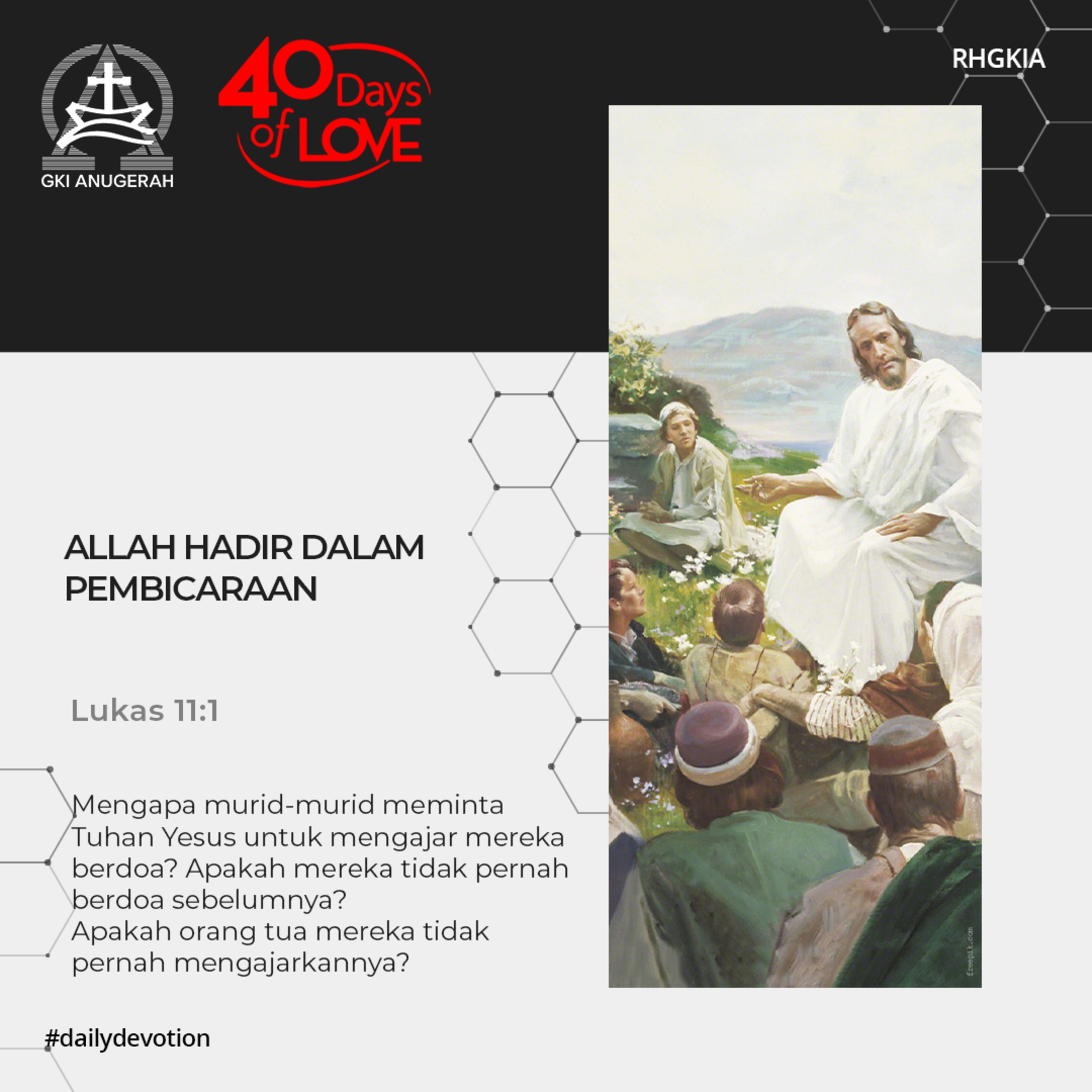 08 September 2023 - Allah Hadir Dalam Pembicaraan - Renungan Harian GKI Anugerah episode artwork