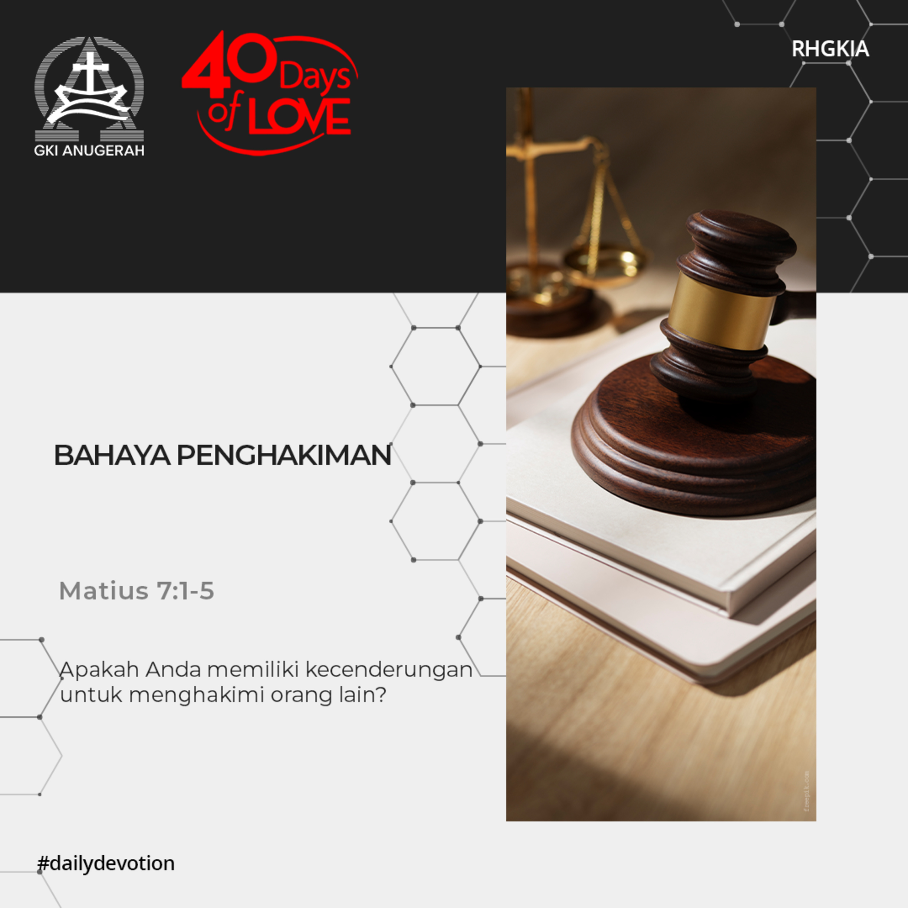 11 September 2023 - Bahaya Penghakiman - Renungan Harian GKI Anugerah episode artwork