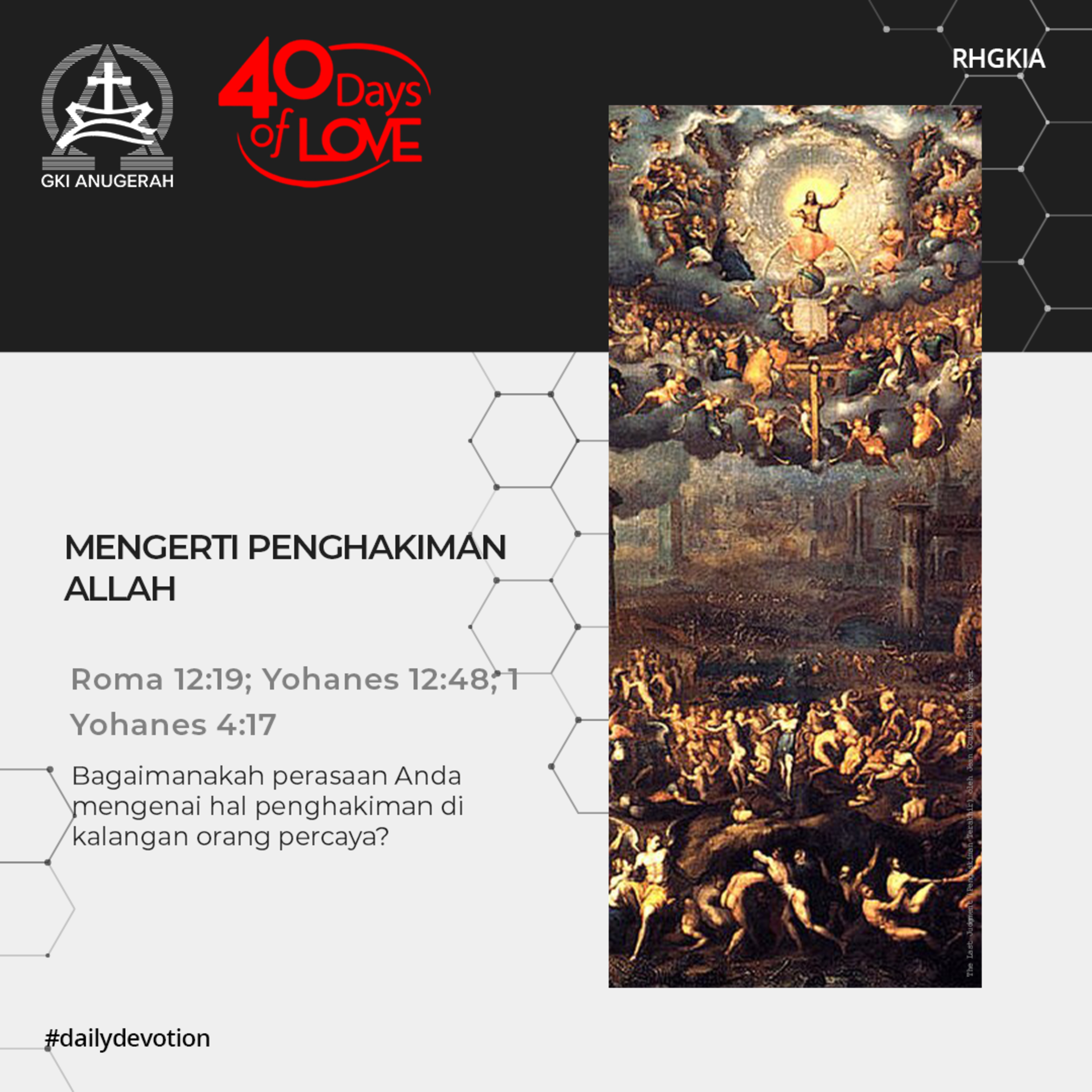 16 September 2023 - Mengerti Penghakiman Allah - Renungan Harian GKI Anugerah episode artwork
