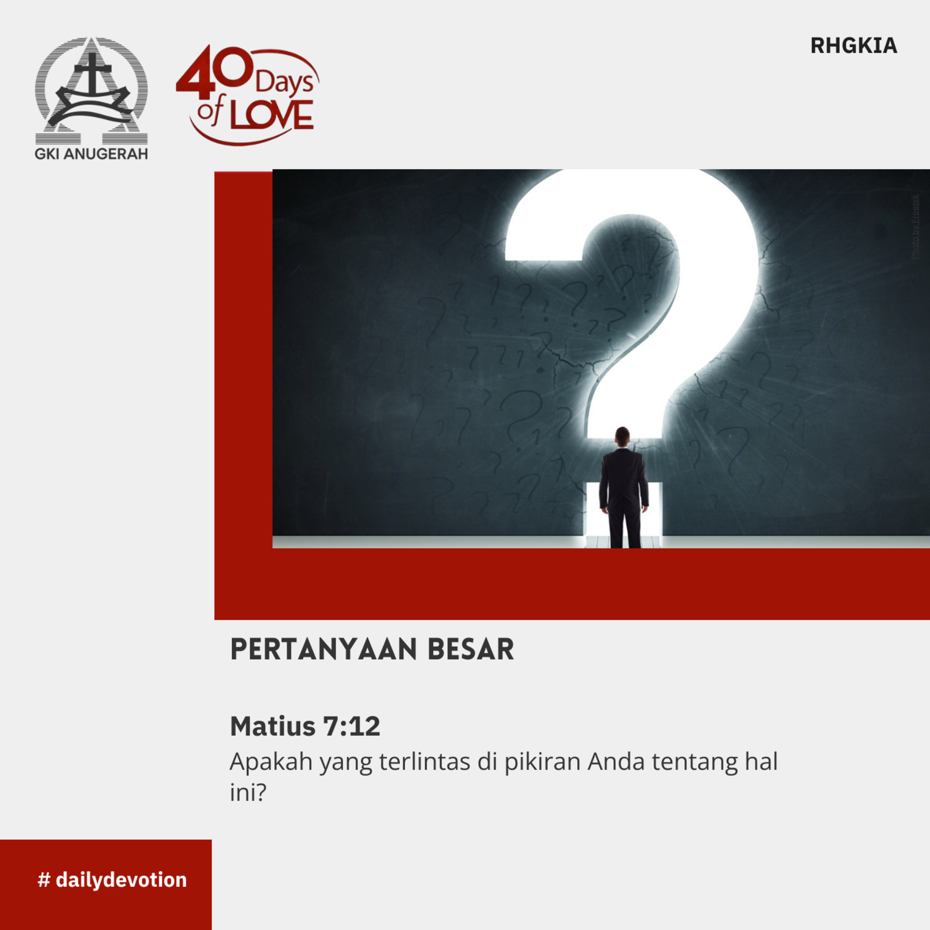 25 September 2023 - Pertanyaan Besar - Renungan Harian GKI Anugerah episode artwork