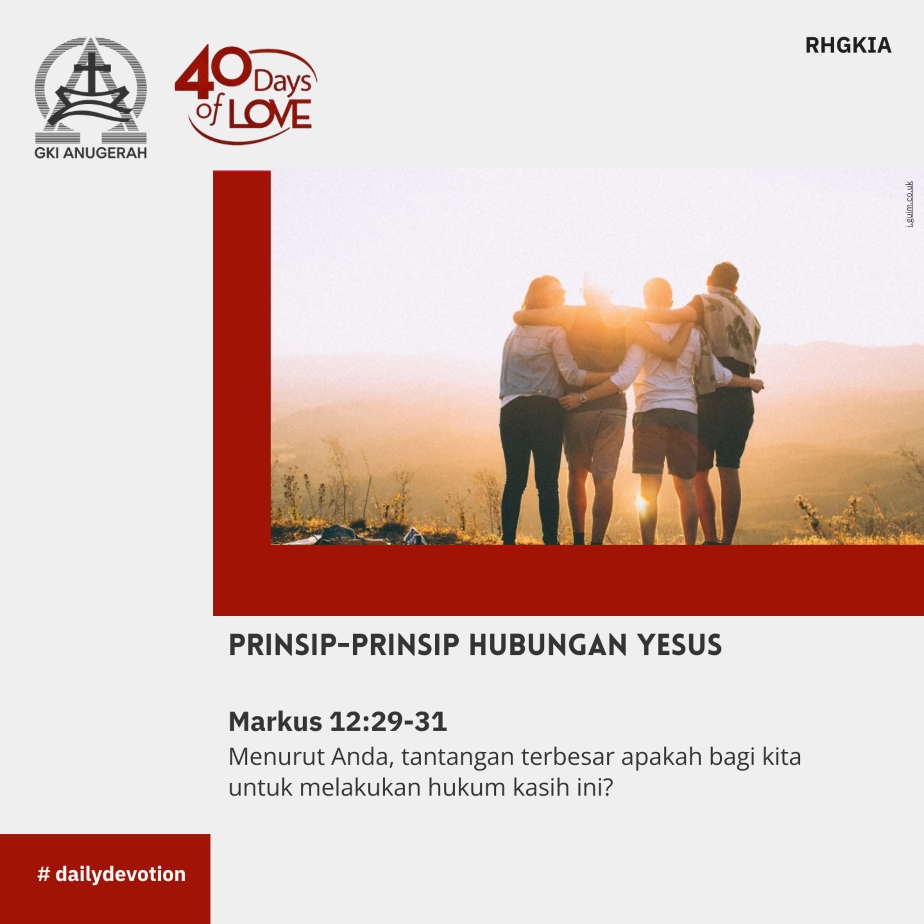 30 September 2023 - Prinsip-Prinsip Hubungan Yesus - Renungan Harian GKI Anugerah episode artwork