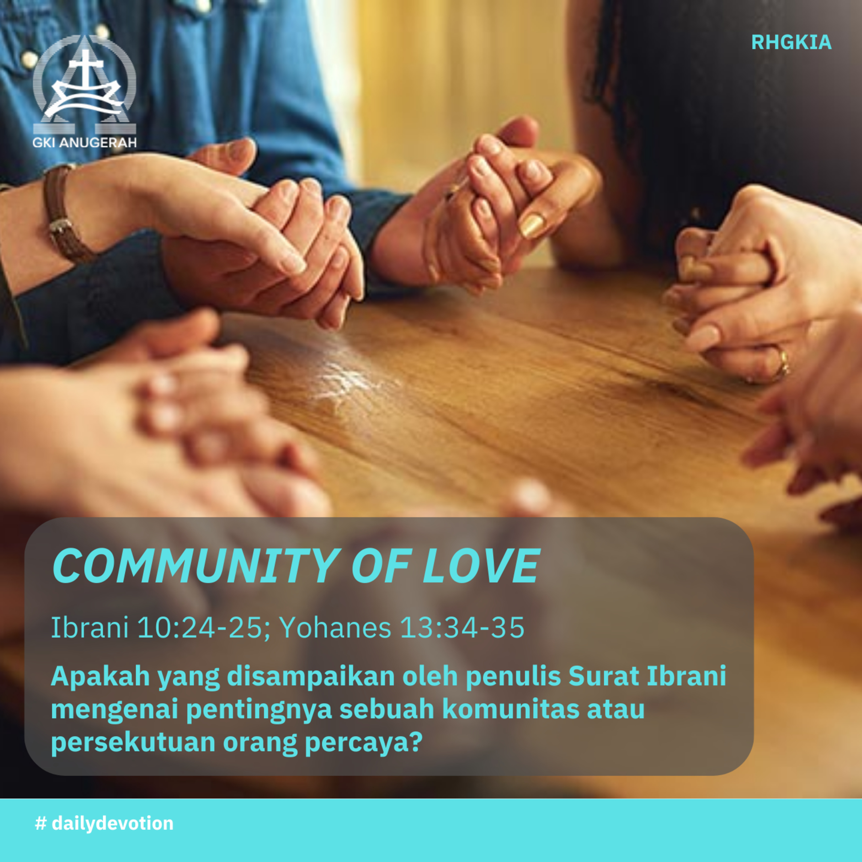 02 Oktober 2023 - Community Of Love - Renungan Harian GKI Anugerah episode artwork