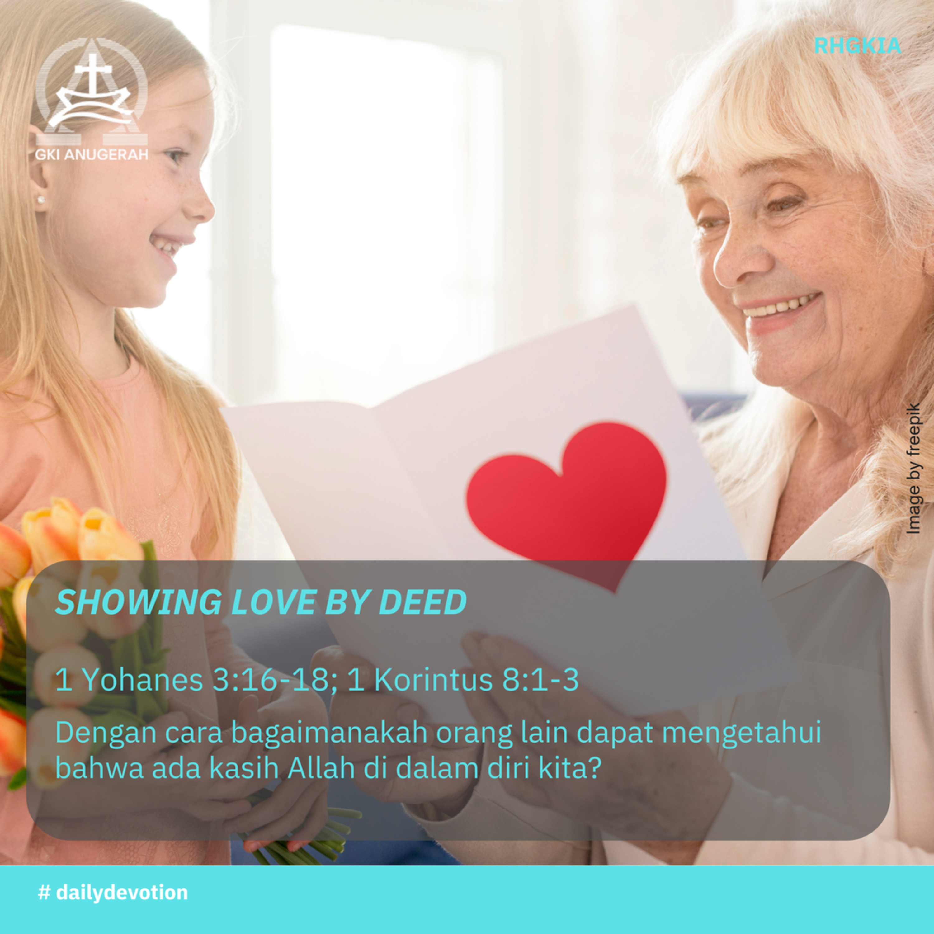 07 Oktober 2023 - Showing Love By Deed - Renungan Harian GKI Anugerah episode artwork