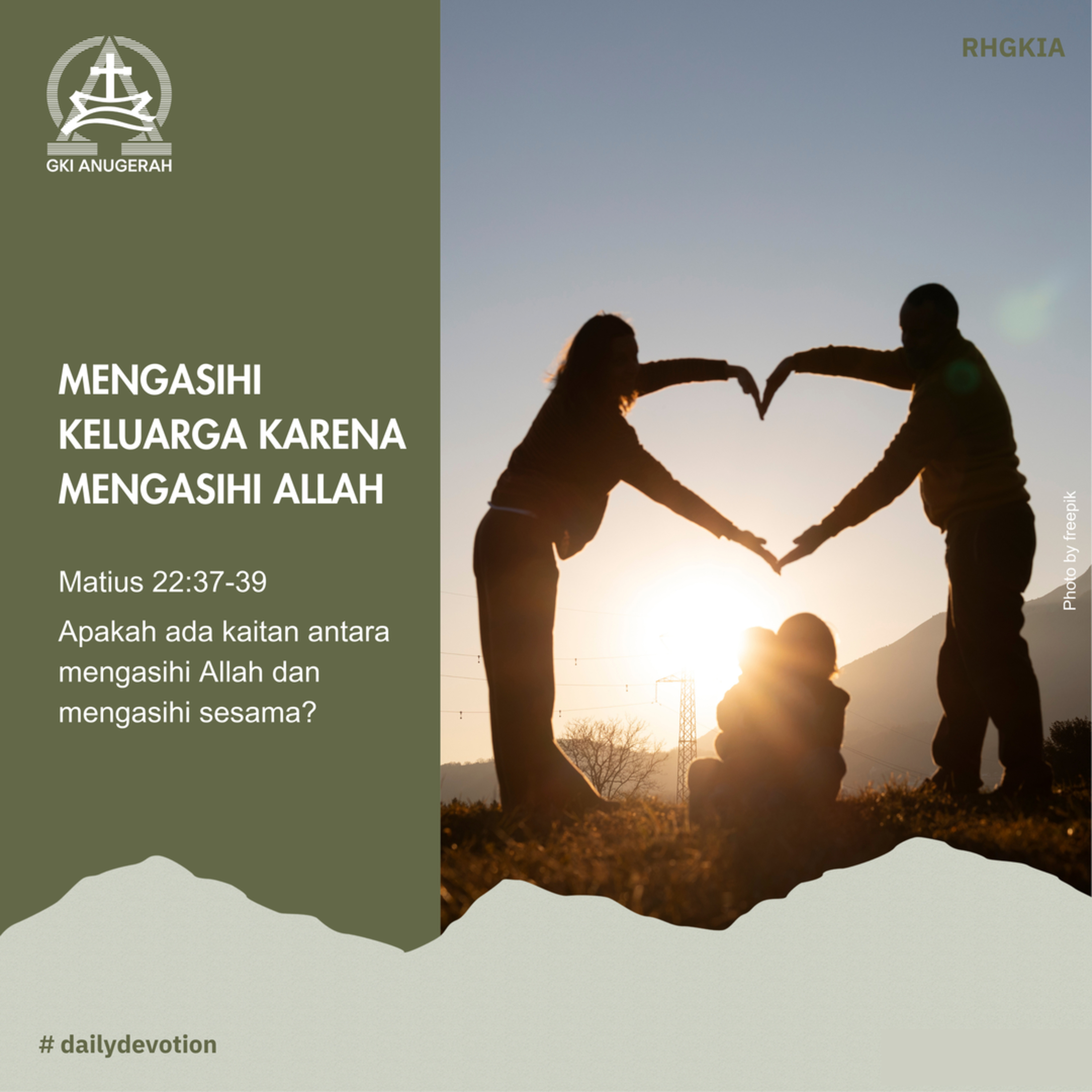 10 Oktober 2023 - Mengasihi Keluarga Karena Mengasihi Allah - Renungan Harian GKI Anugerah episode artwork