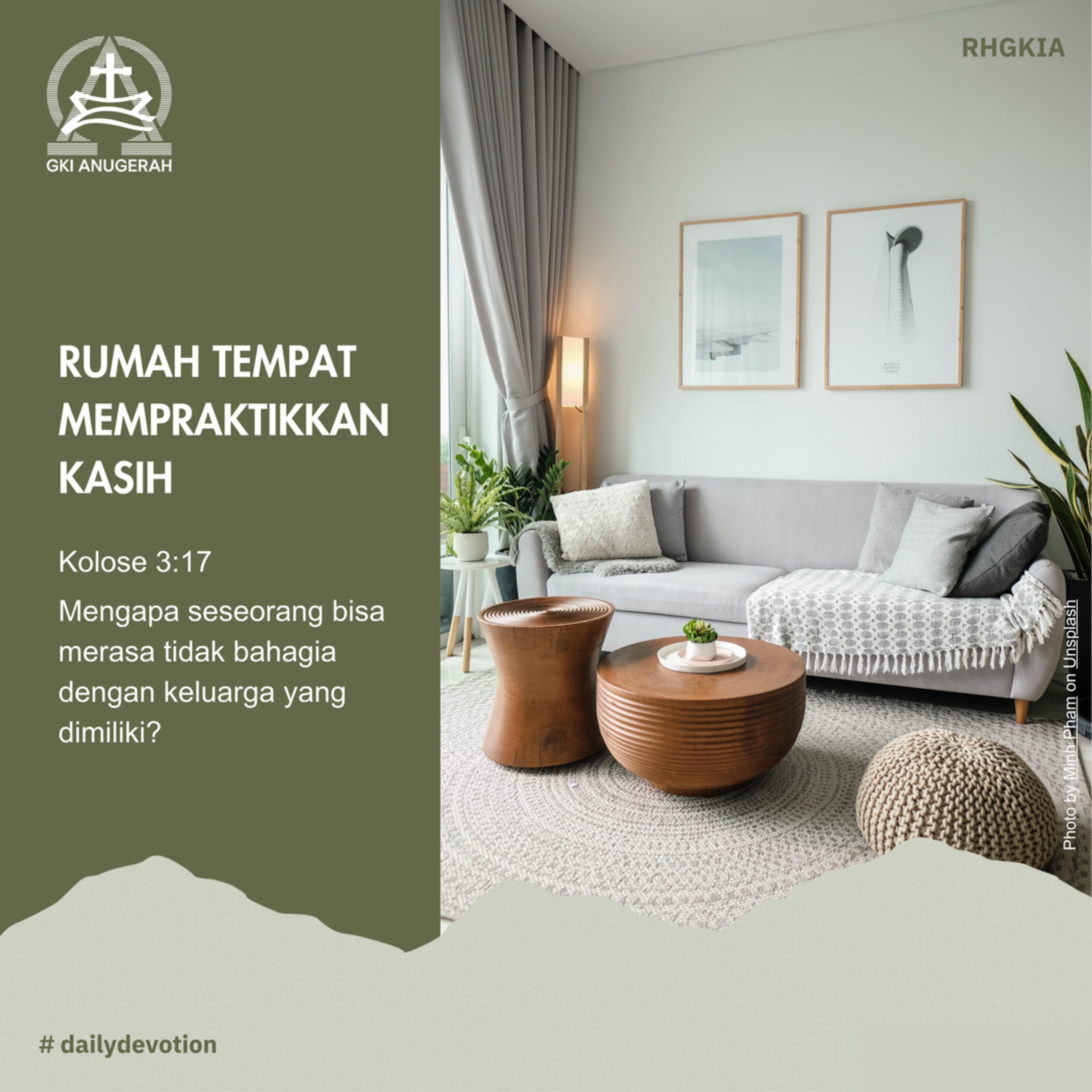 09 Oktober 2023 - Rumah Tempat Mempraktikkan Kasih - Renungan Harian GKI Anugerah episode artwork