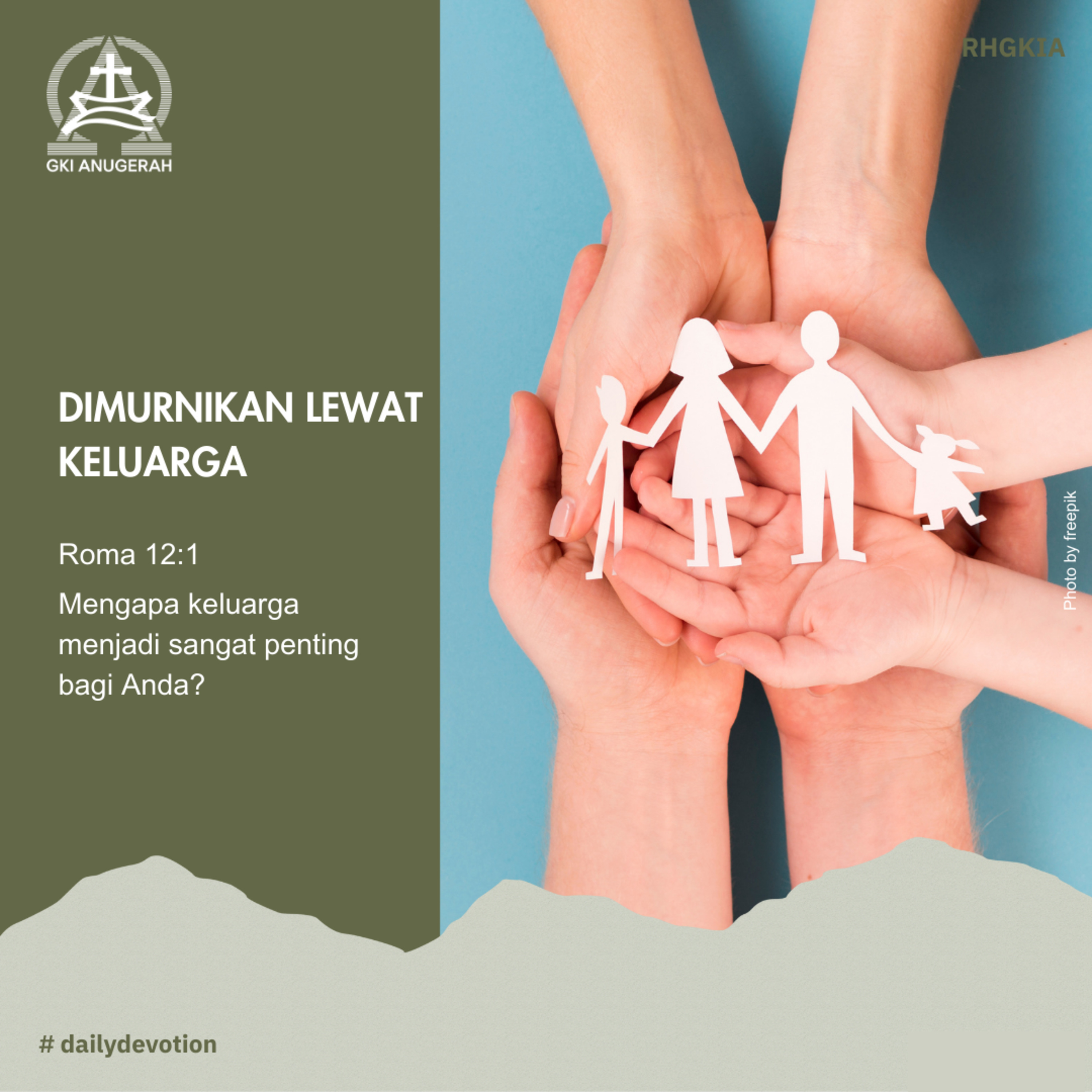 11 Oktober 2023 - Dimurnikan Lewat Keluarga - Renungan Harian GKI Anugerah episode artwork