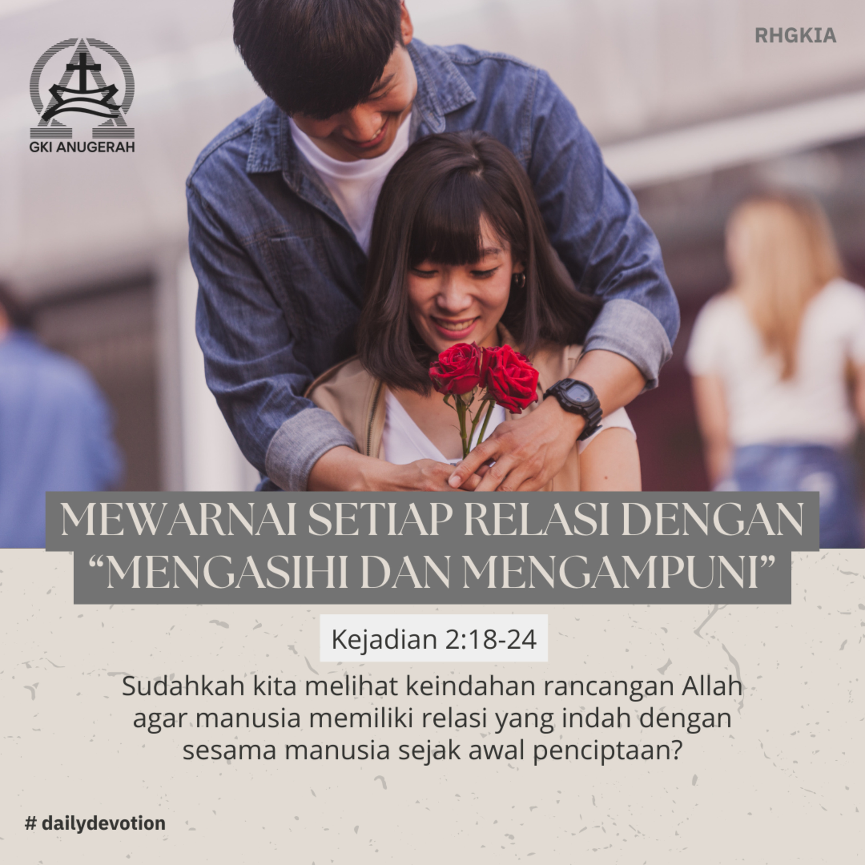16 Oktober 2023 - Mewarnai Setiap Relasi Dengan “Mengasihi Dan Mengampuni” - Renungan Harian GKI Anugerah episode artwork