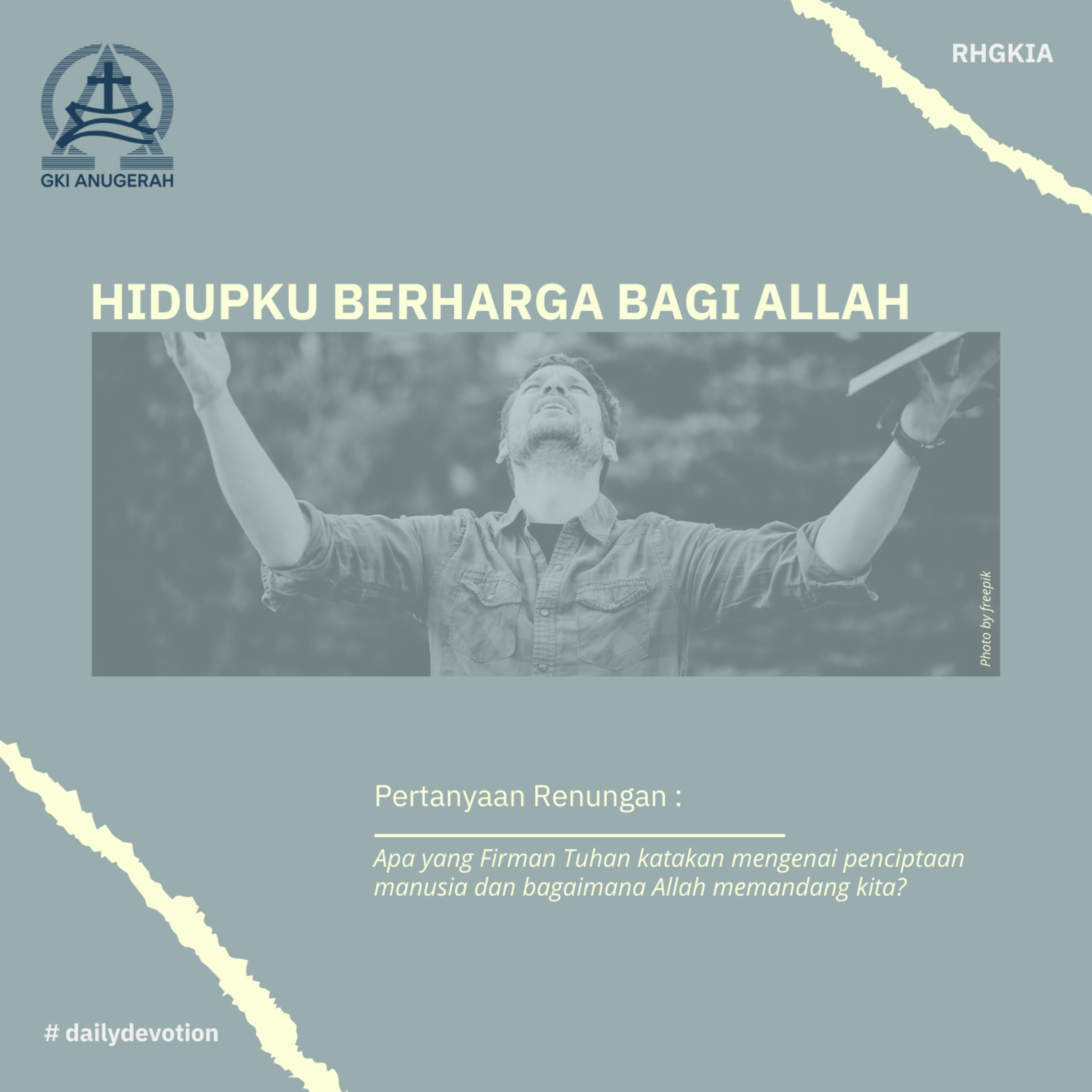24 Oktober 2023 - Hidupku Berharga Bagi Allah - Renungan Harian GKI Anugerah episode artwork