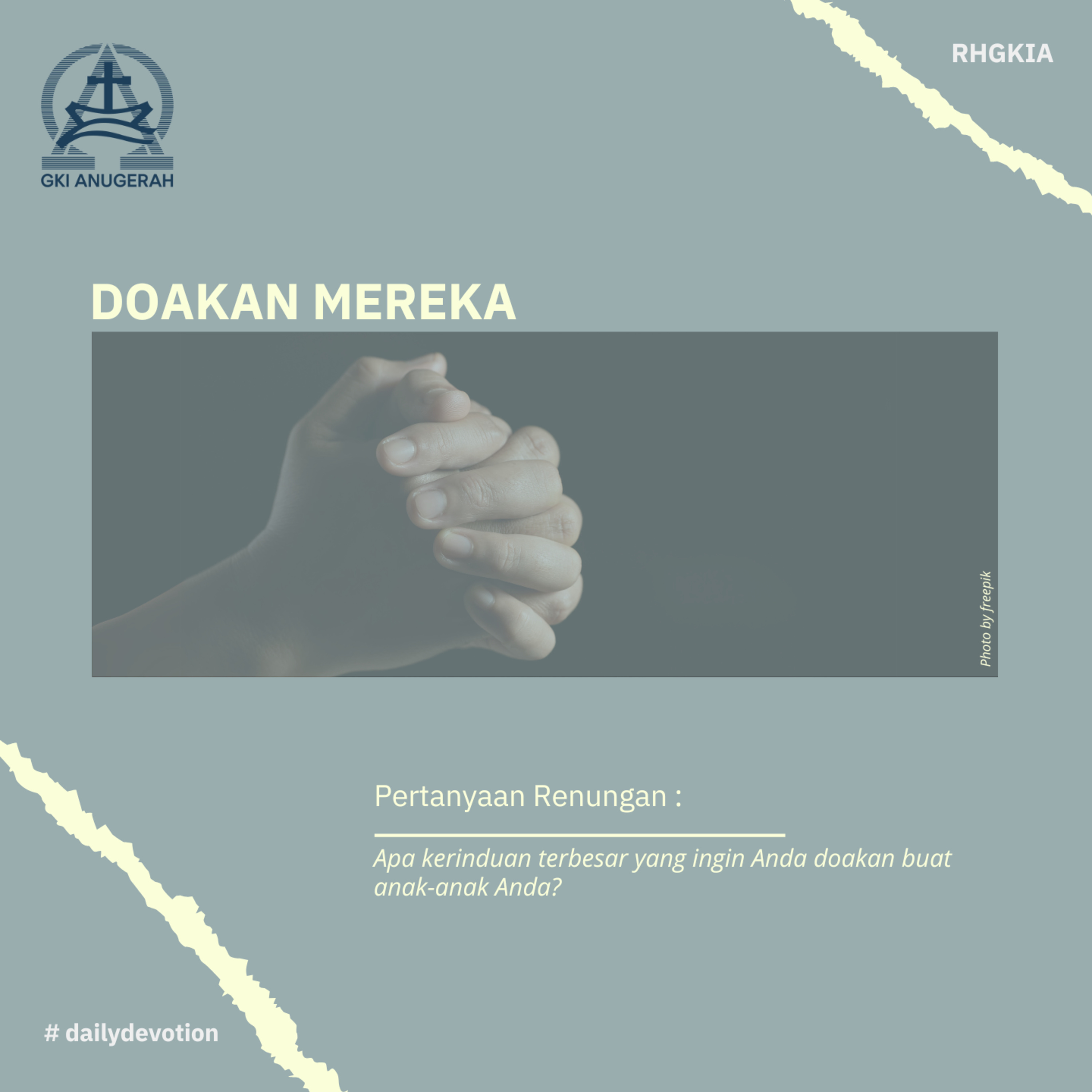 25 Oktober 2023 - Doakan Mereka - Renungan Harian GKI Anugerah episode artwork
