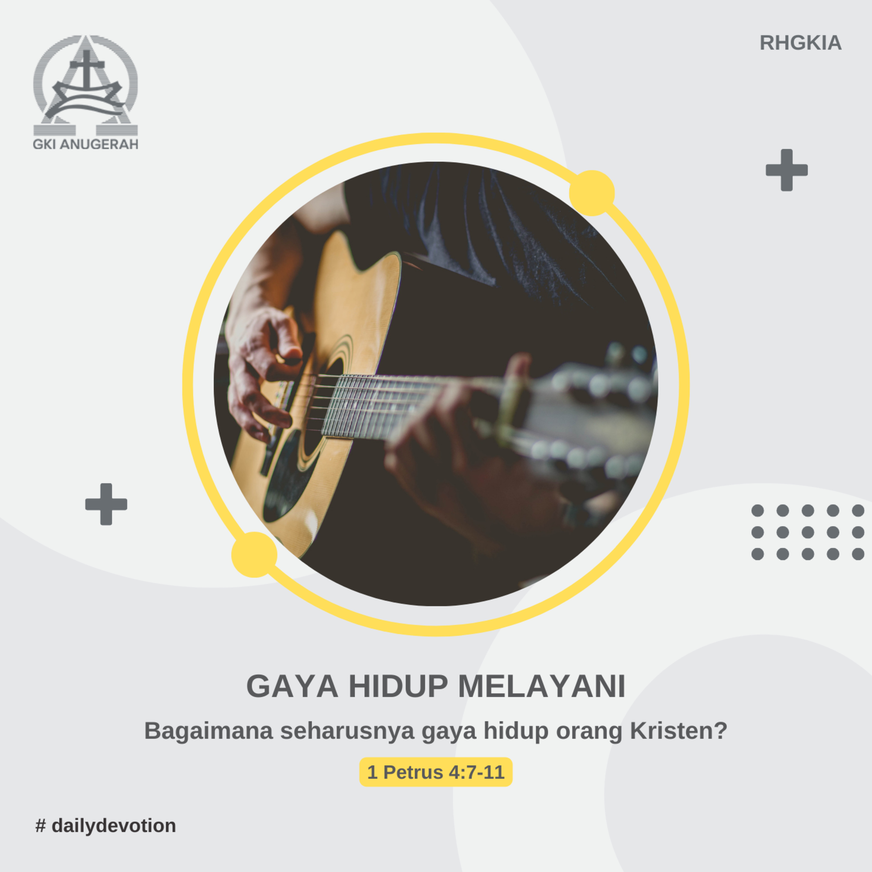 09 November 2023 - Gaya Hidup Melayani - Renungan Harian GKI Anugerah episode artwork