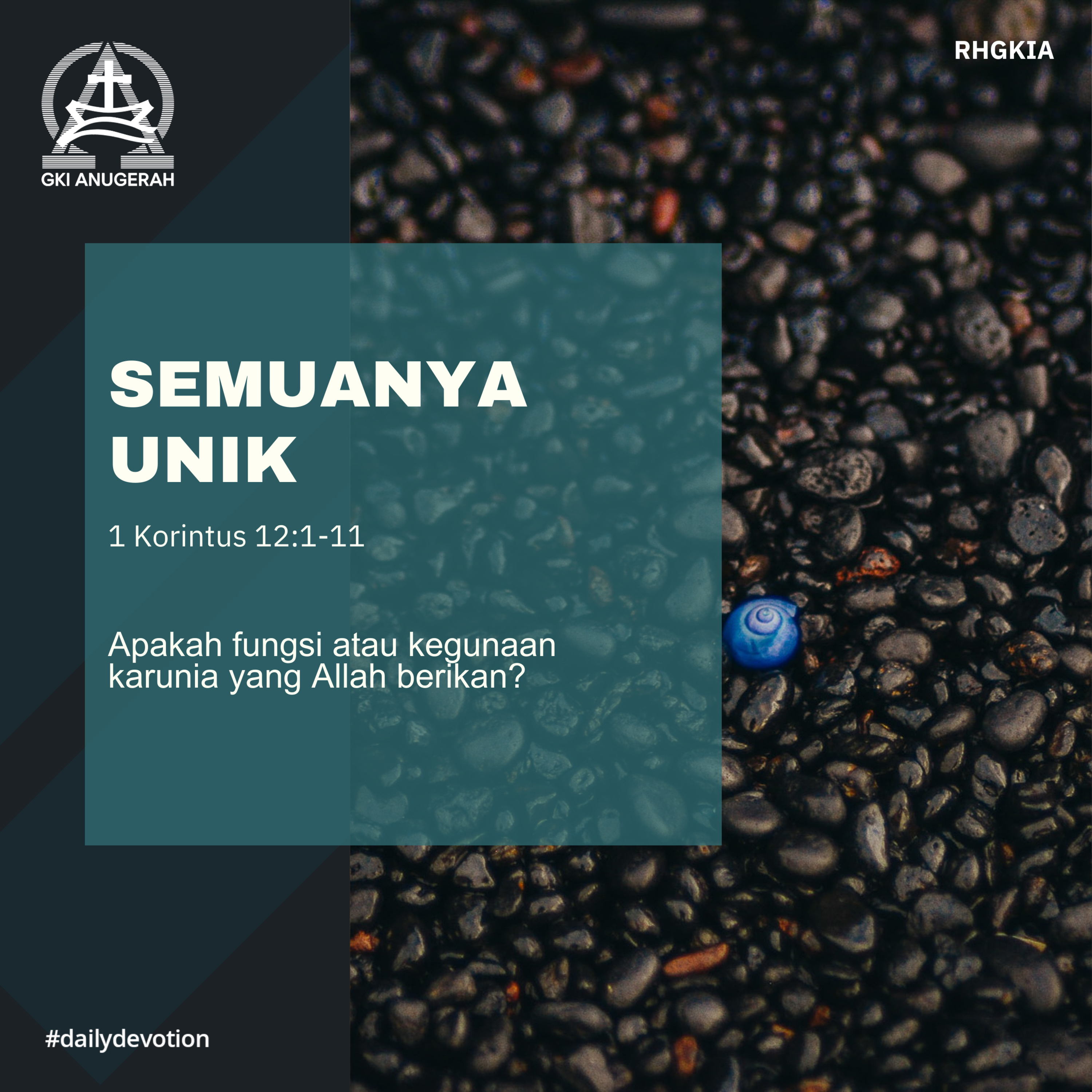 16 November 2023 - Semuanya Unik - Renungan Harian GKI Anugerah episode artwork