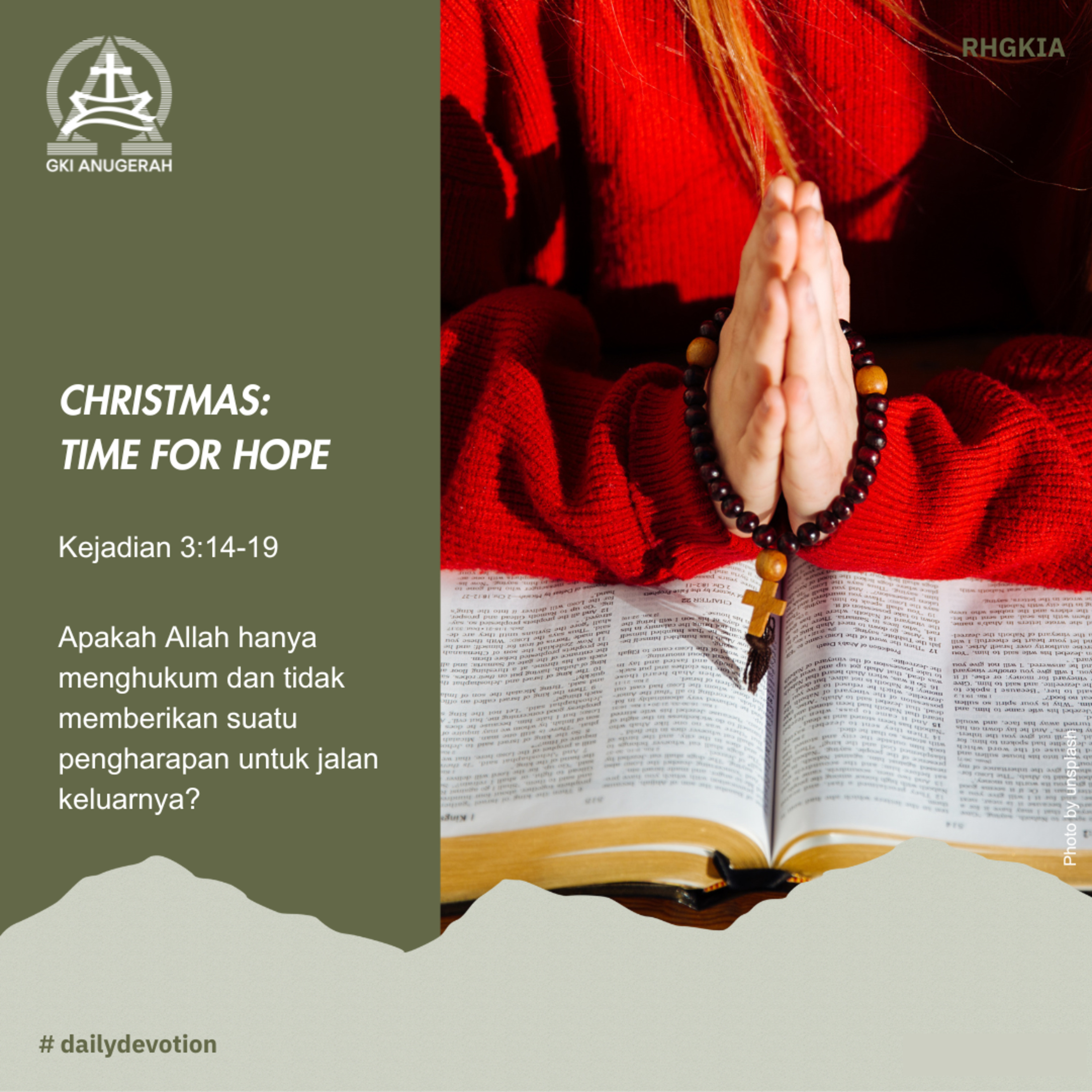 11 Desember 2023 - Christmas: Time For Hope - Renungan Harian GKI Anugerah episode artwork